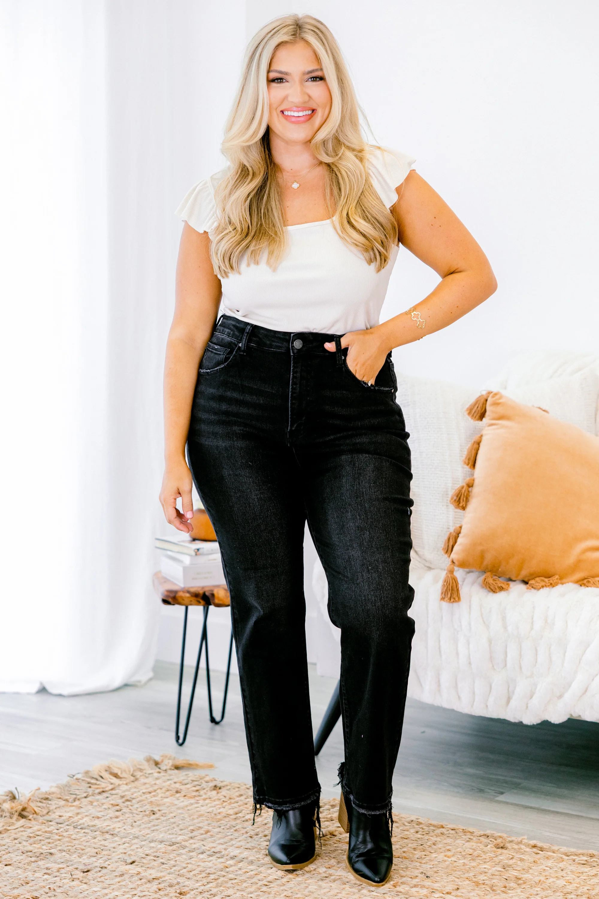 Through The City Jeans, Black - Giverhouse