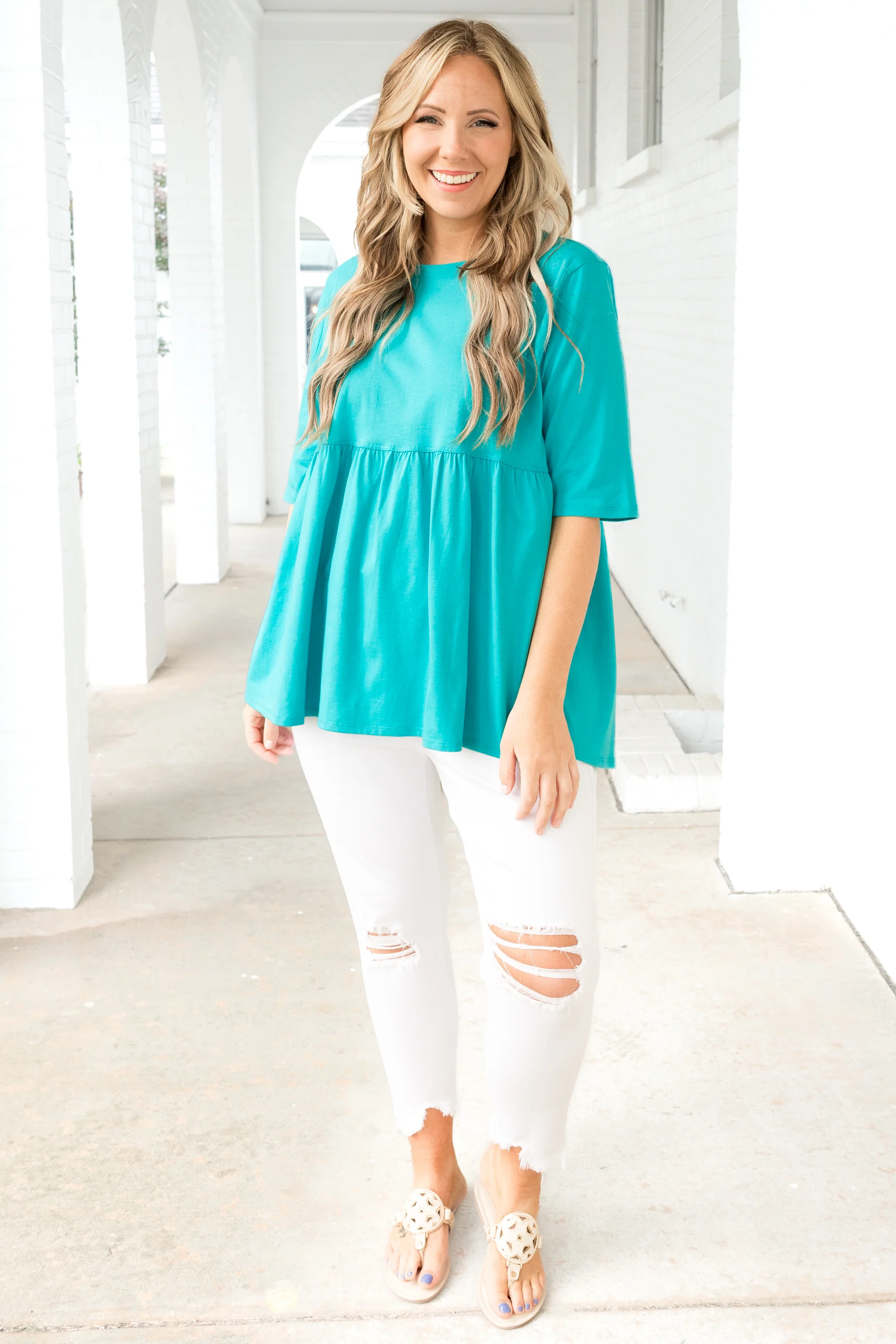 Fearless Soul Top, Ice Blue - Giverhouse