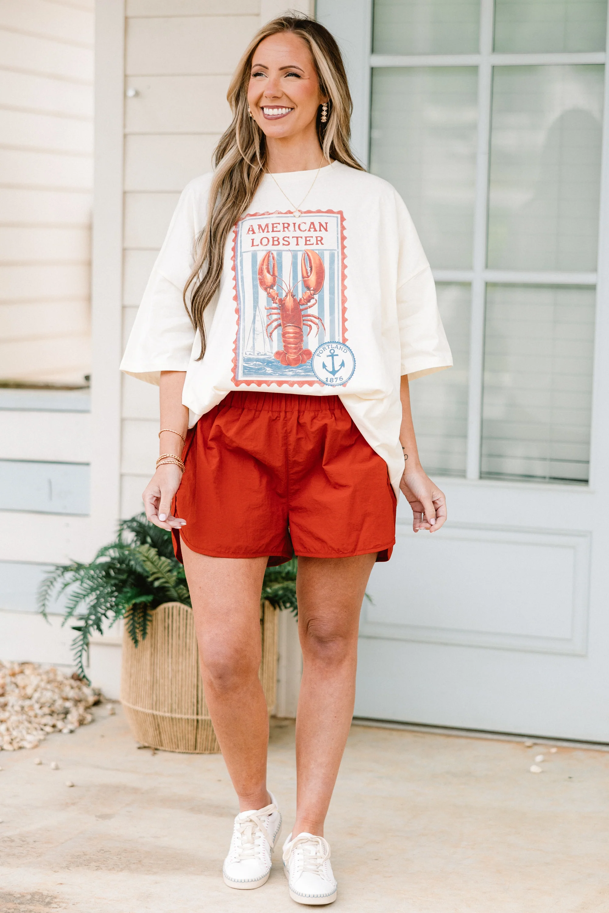 Run The World Shorts, Copper - Giverhouse