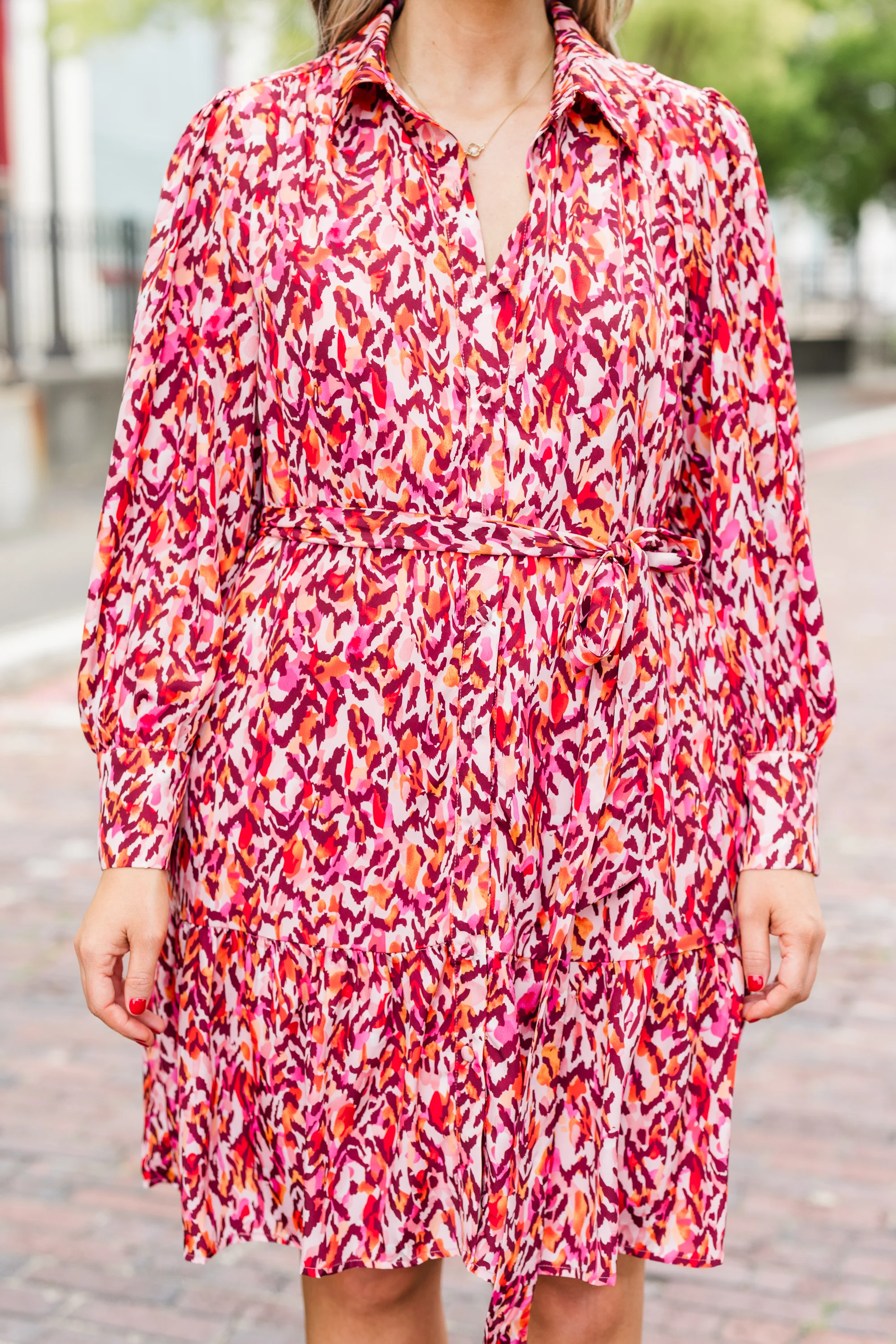 So Chic Dress, Pink - Giverhouse