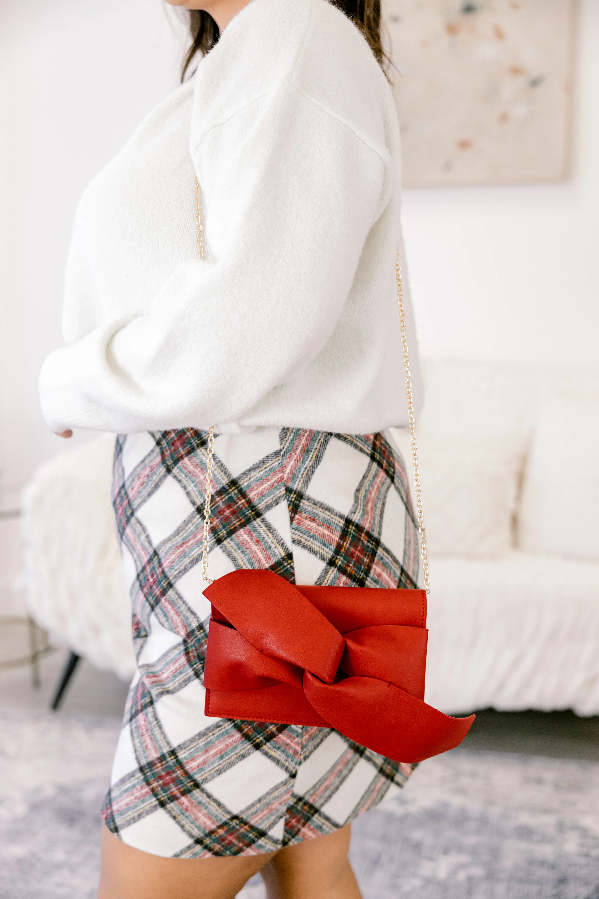 My Bowtiful Clutch, Red - Giverhouse