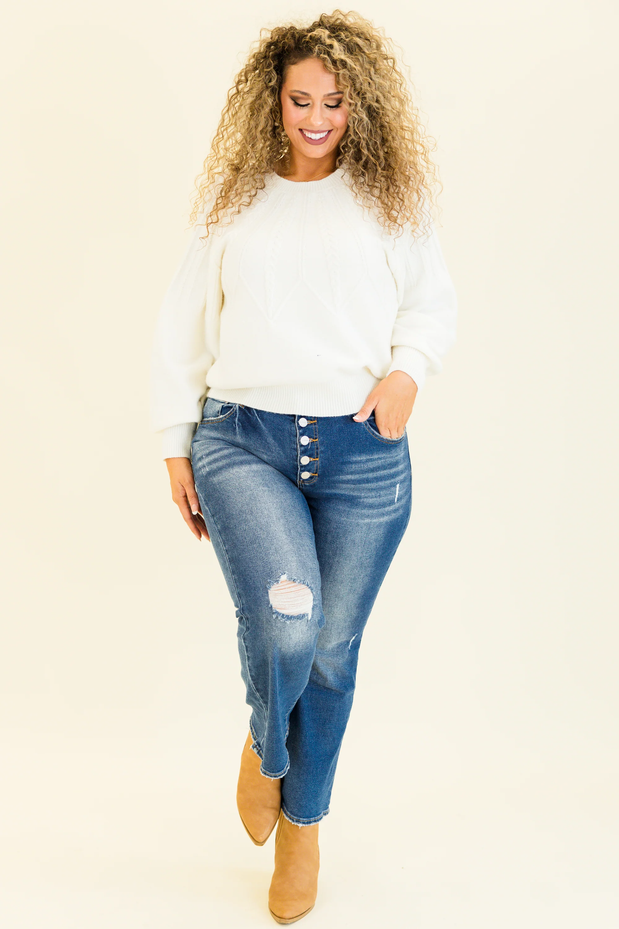 Much To Do Jeans, Dark Wash - Giverhouse