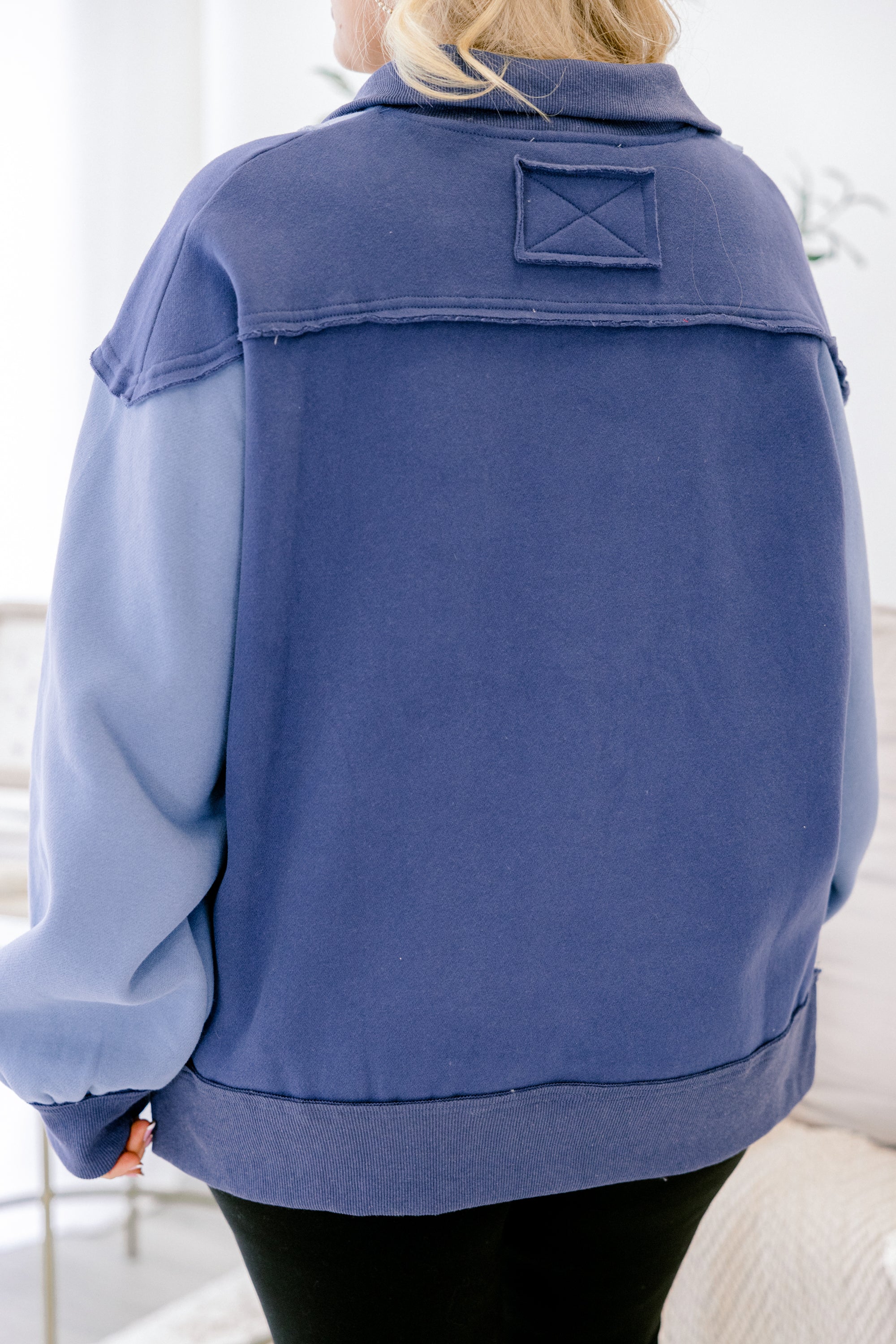 All We Want Pullover, Denim Blue - Giverhouse