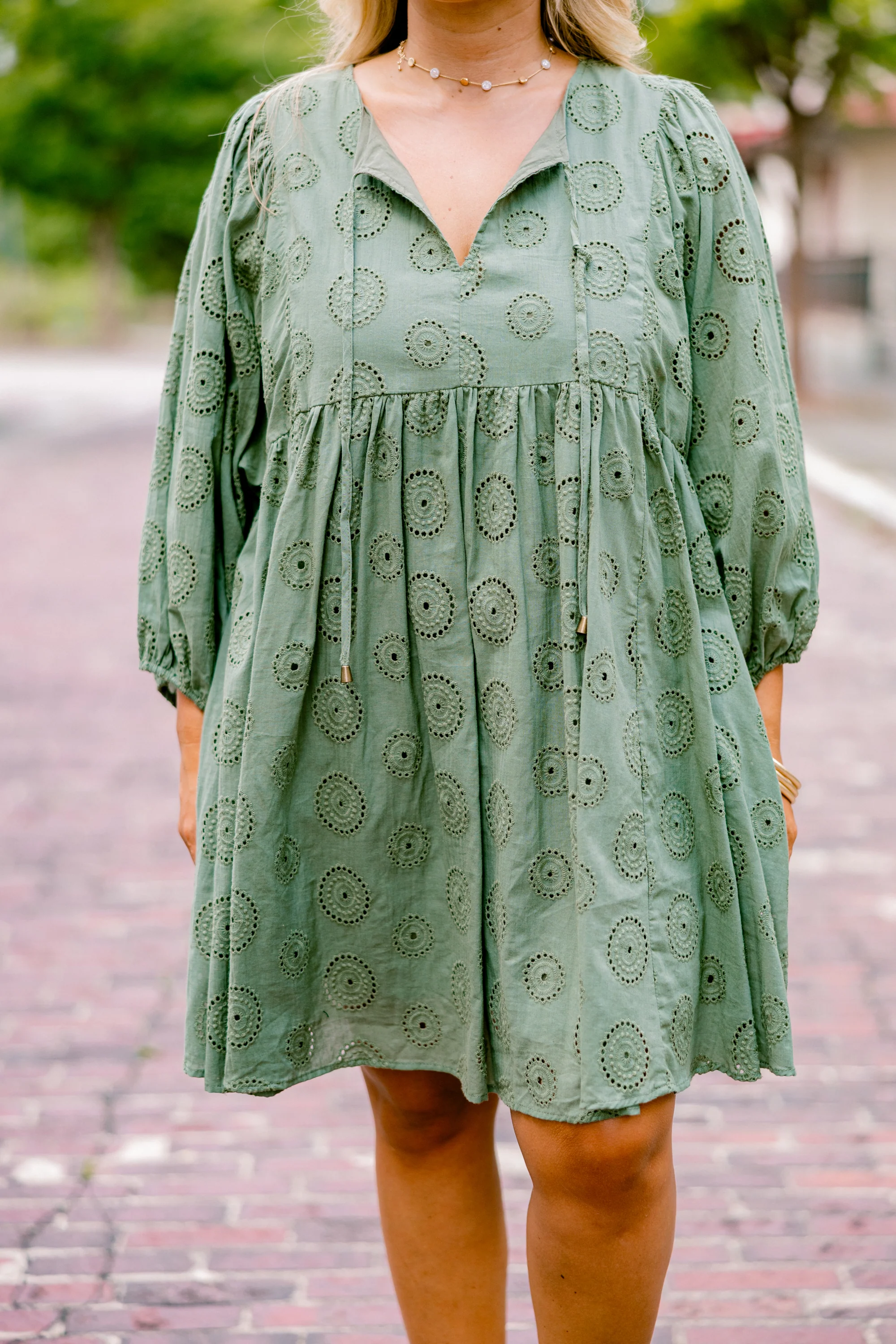 Honey Babe Dress, Green - Giverhouse