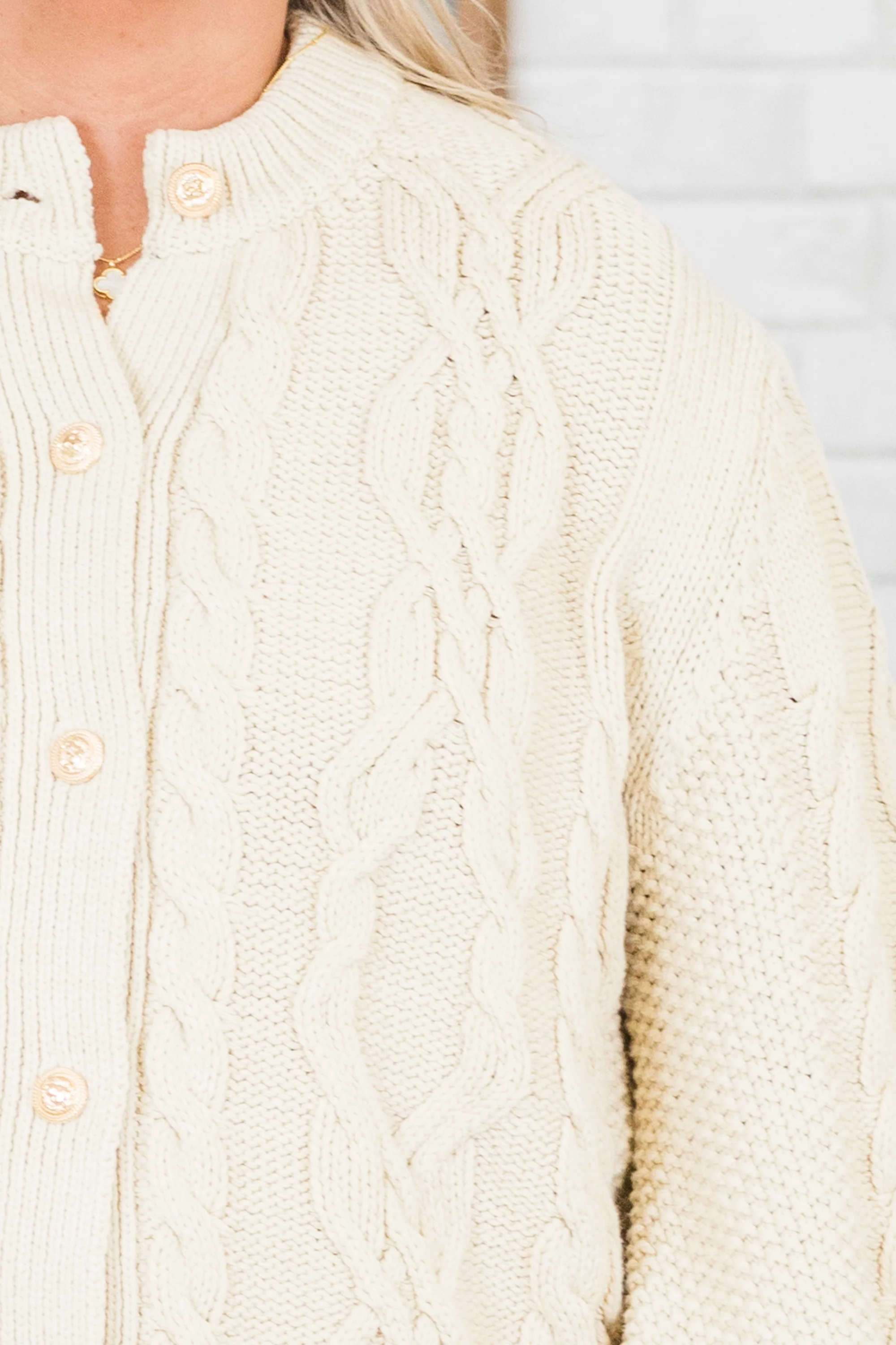 Back Once Again Cardigan, Taupe - Giverhouse