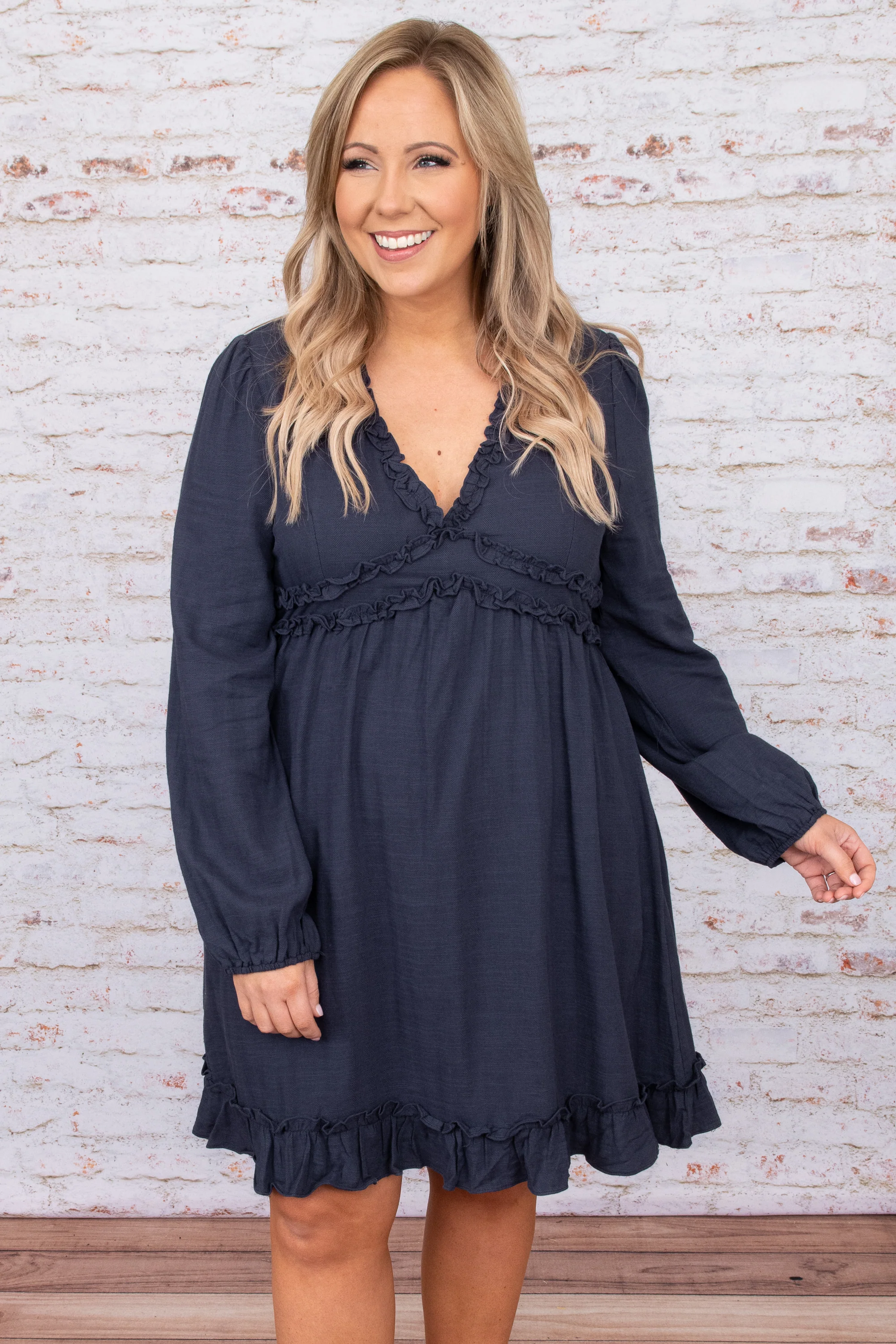 Tender Love Dress, Navy - Giverhouse