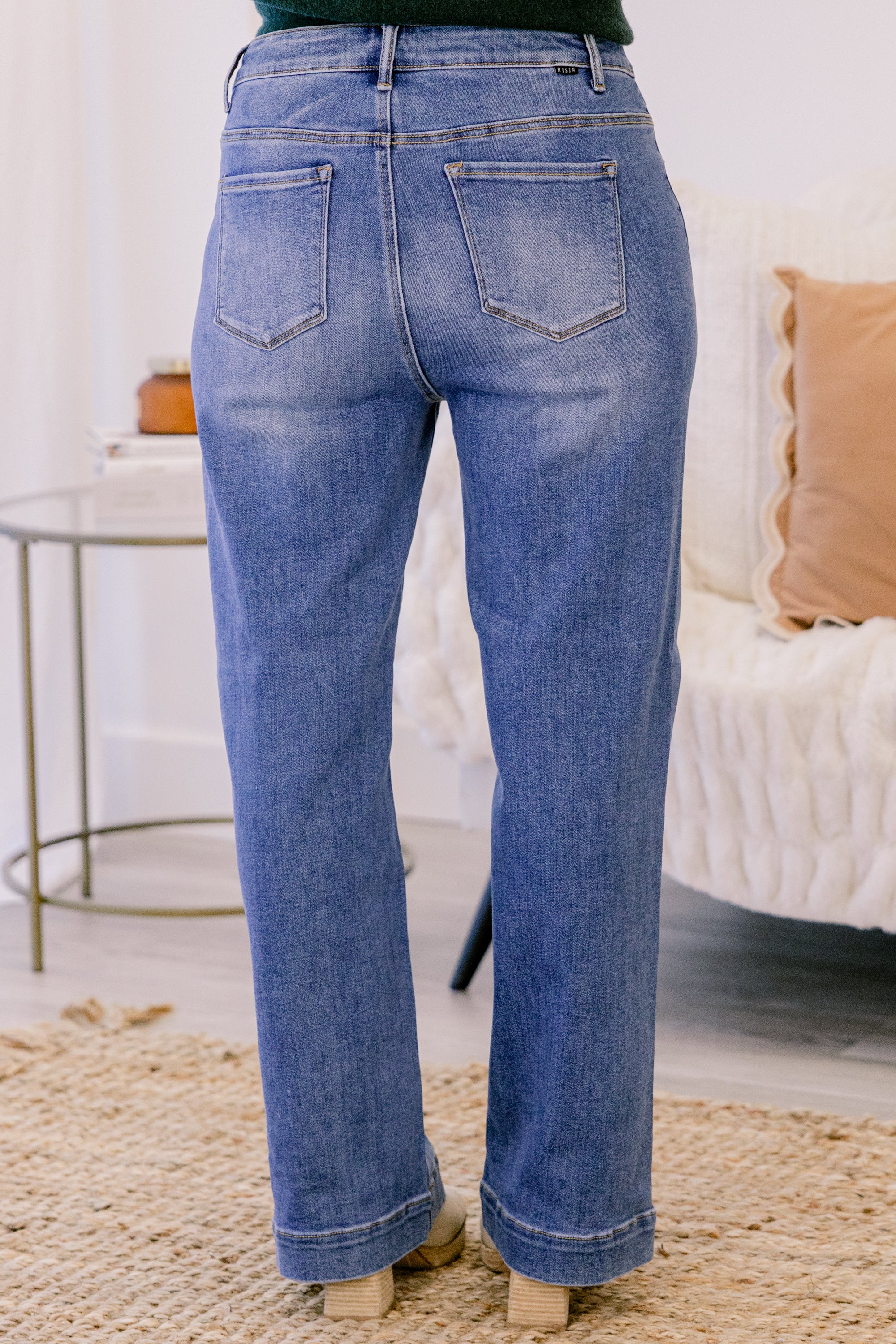 Checking All The Boxes Jeans, Medium Wash - Giverhouse