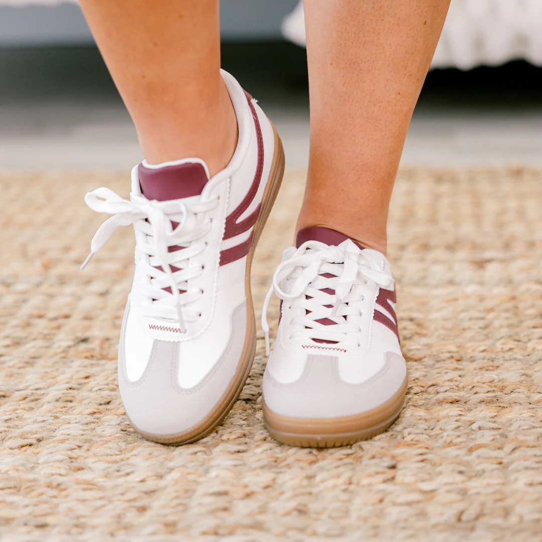 Running The Show Sneakers, Red - Giverhouse