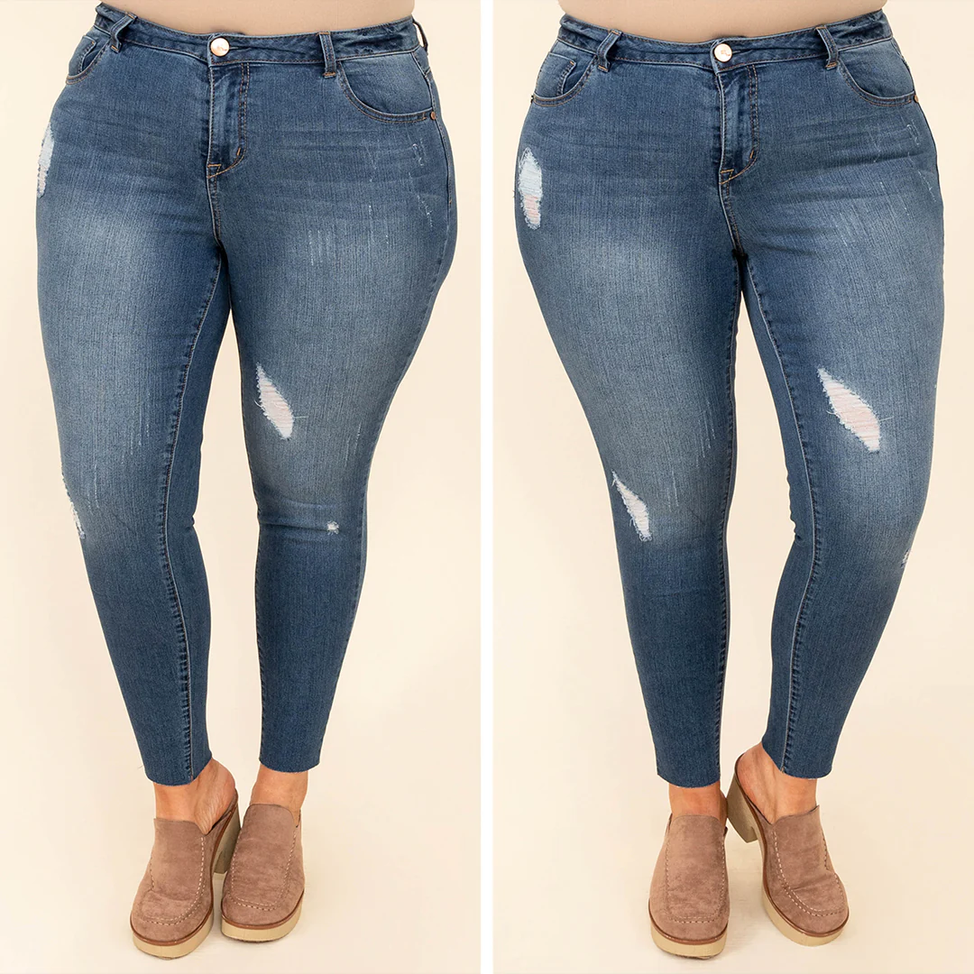 Don't Disturb Me Jeans, Dark Wash - Giverhouse