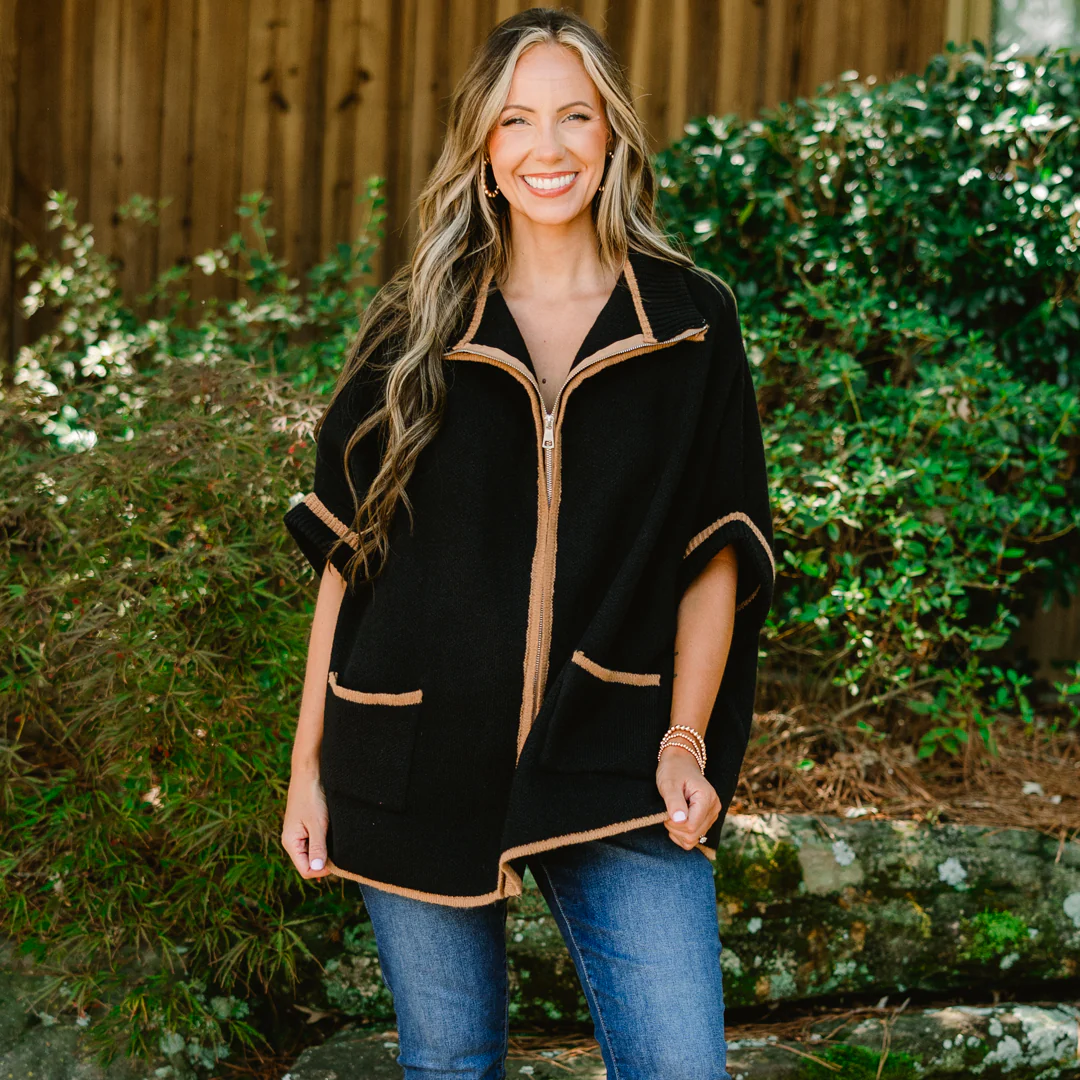 Give Me Peace Sweater, Black - Giverhouse