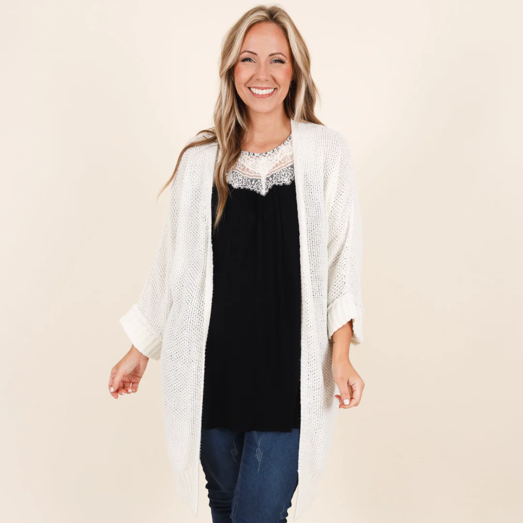 Lace With Love Top, Black - Giverhouse