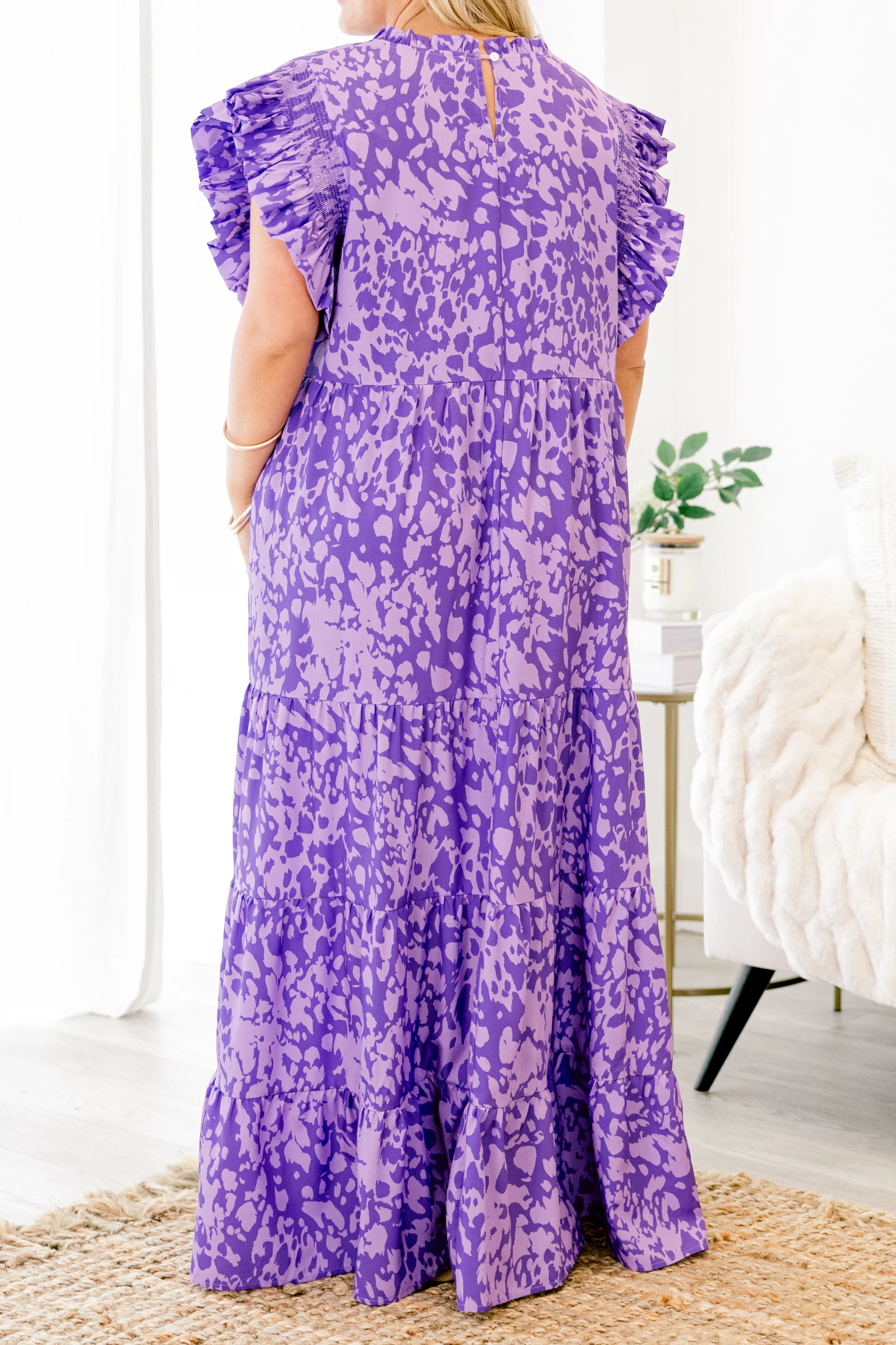 Mossy Meadows Maxi Dress, Purple - Giverhouse