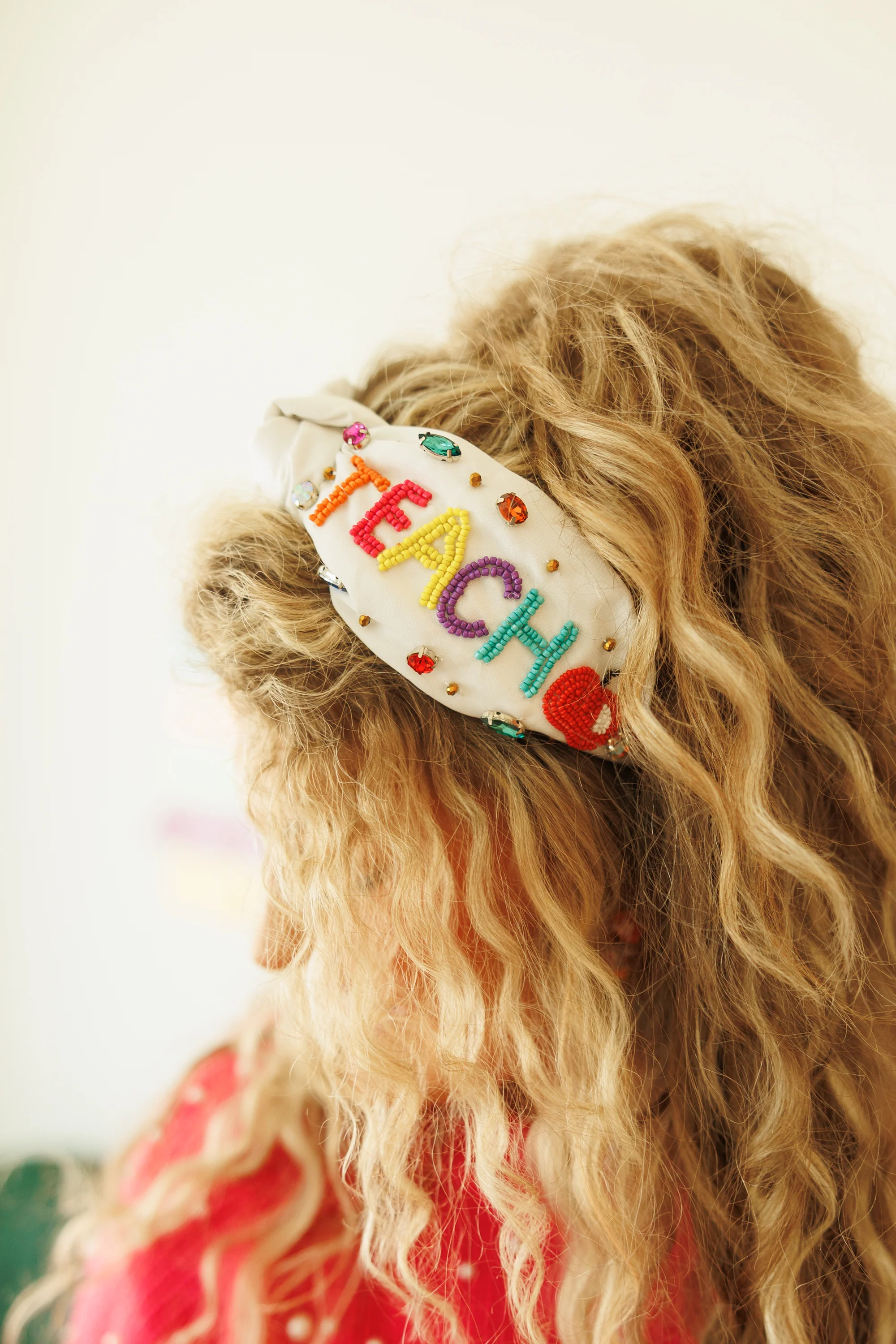 Teach More Headband, White - Giverhouse