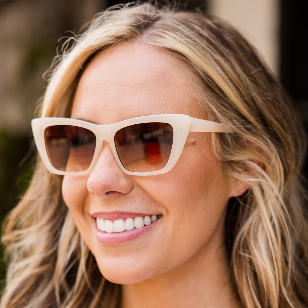 Can't Outshine Me Sunglasses, Cream - Giverhouse