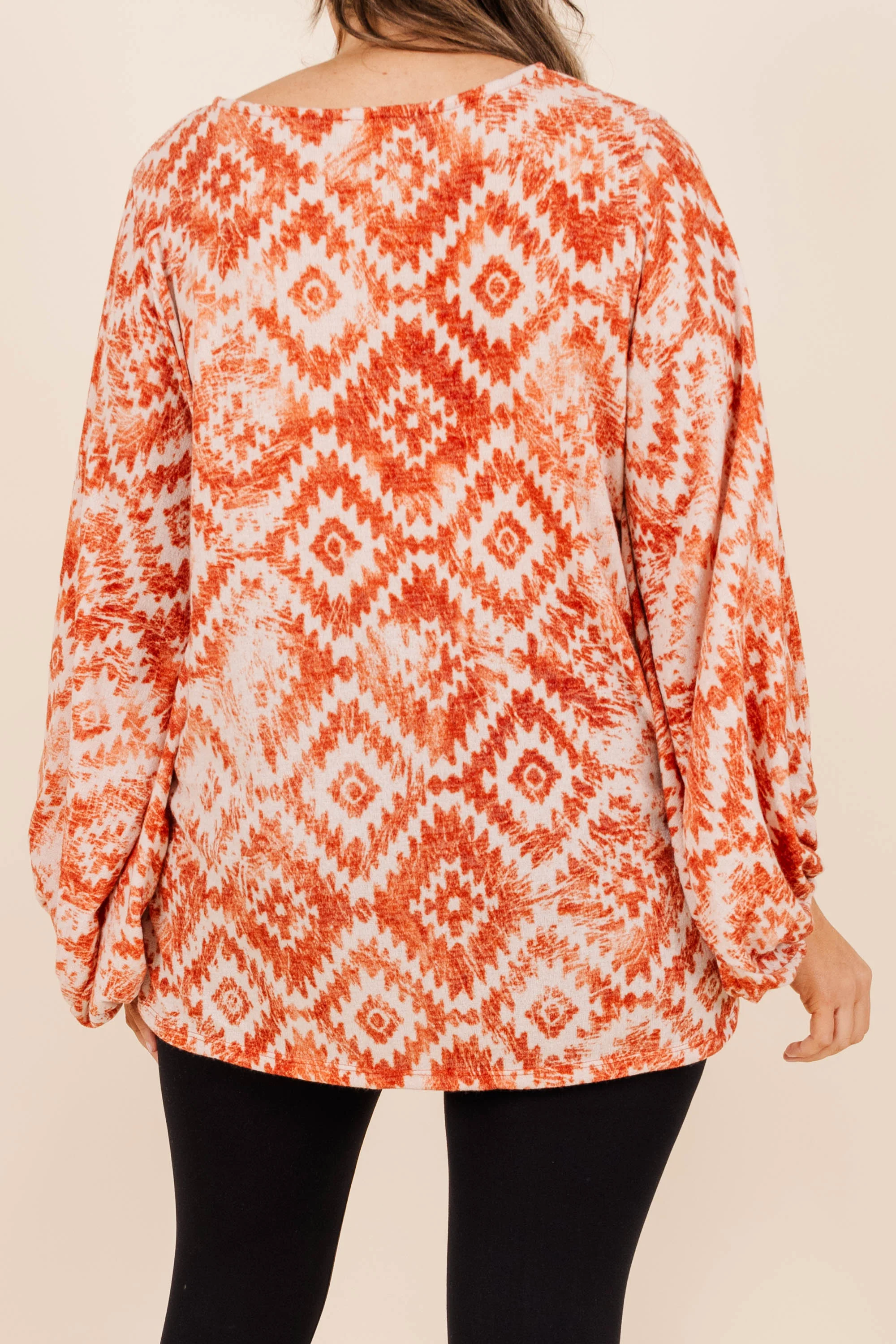 Ceramic Homes Top, Rust - Giverhouse