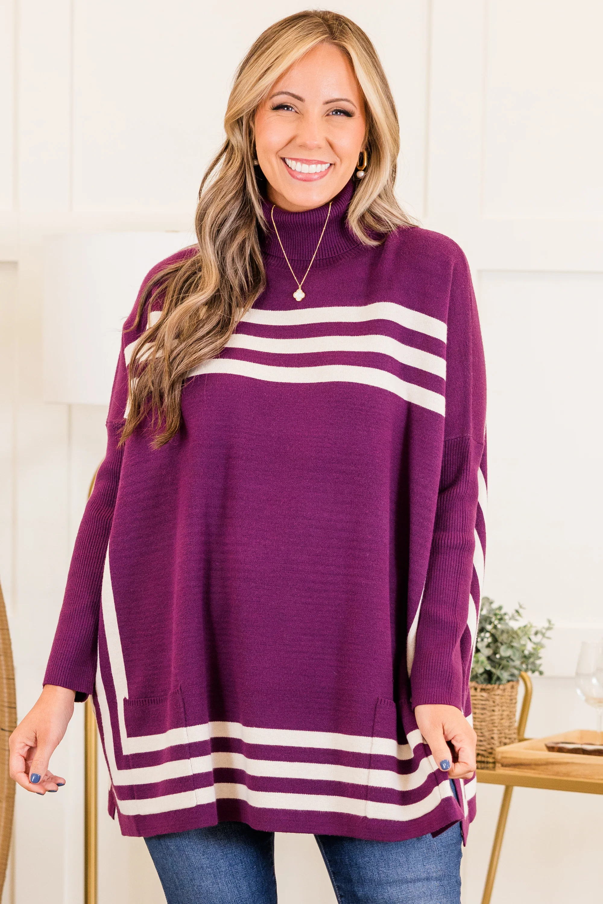 Anything For My Baby Tunic, Eggplant - Giverhouse