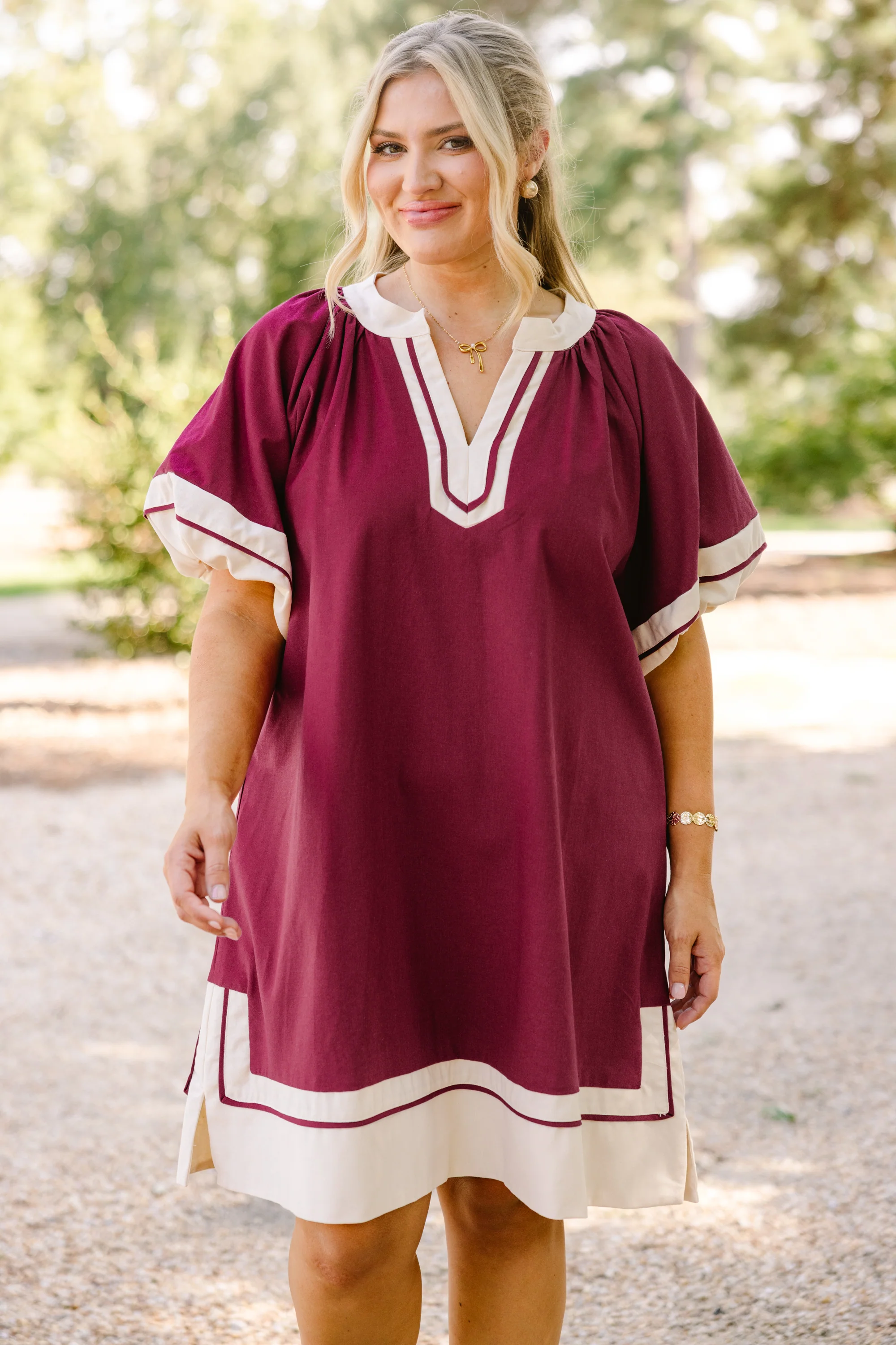 Keep Me Company Dress, Plum - Giverhouse