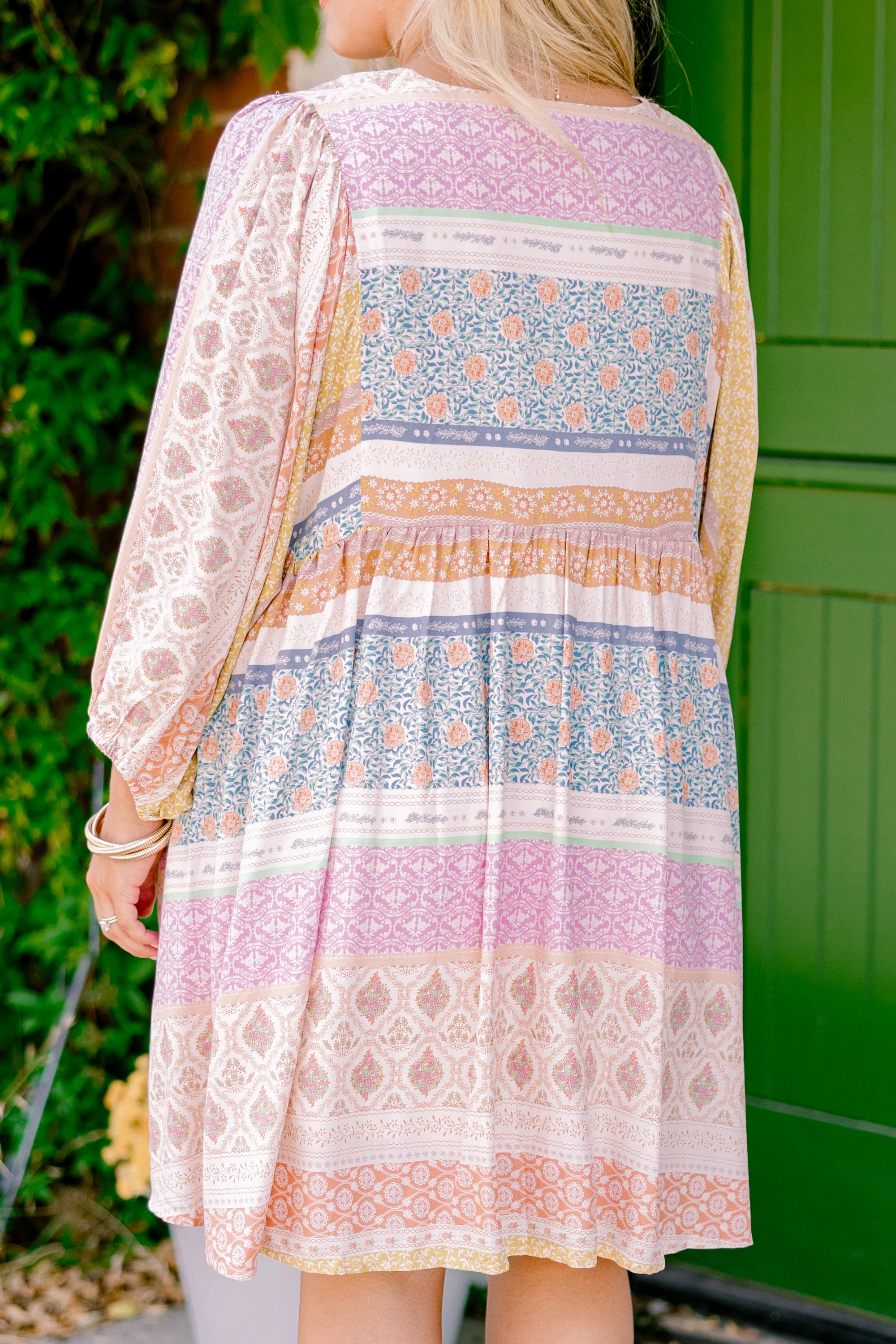 Walking On Air Dress, Brown Multi - Giverhouse