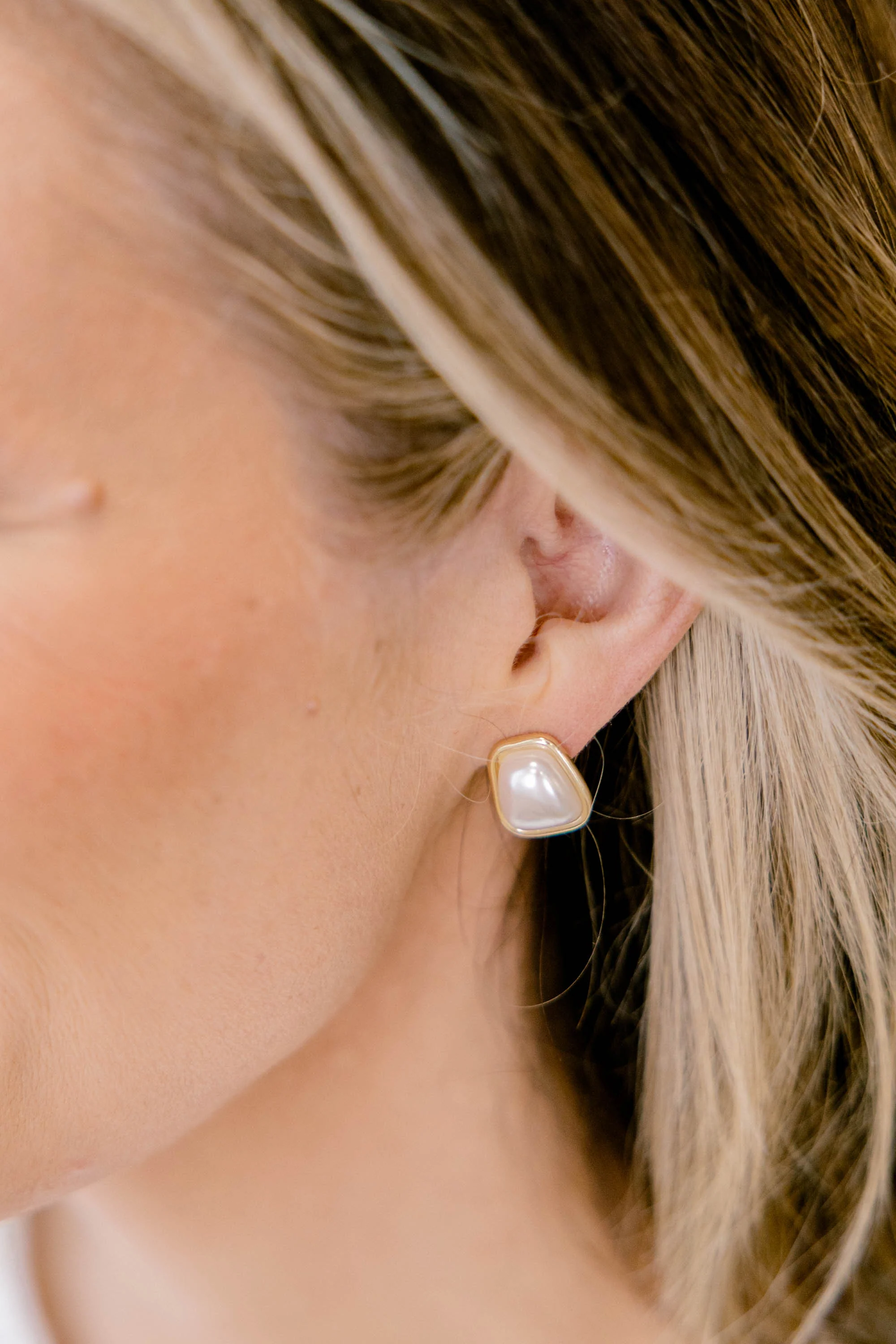 Mirror Moment Earrings, Gold - Giverhouse