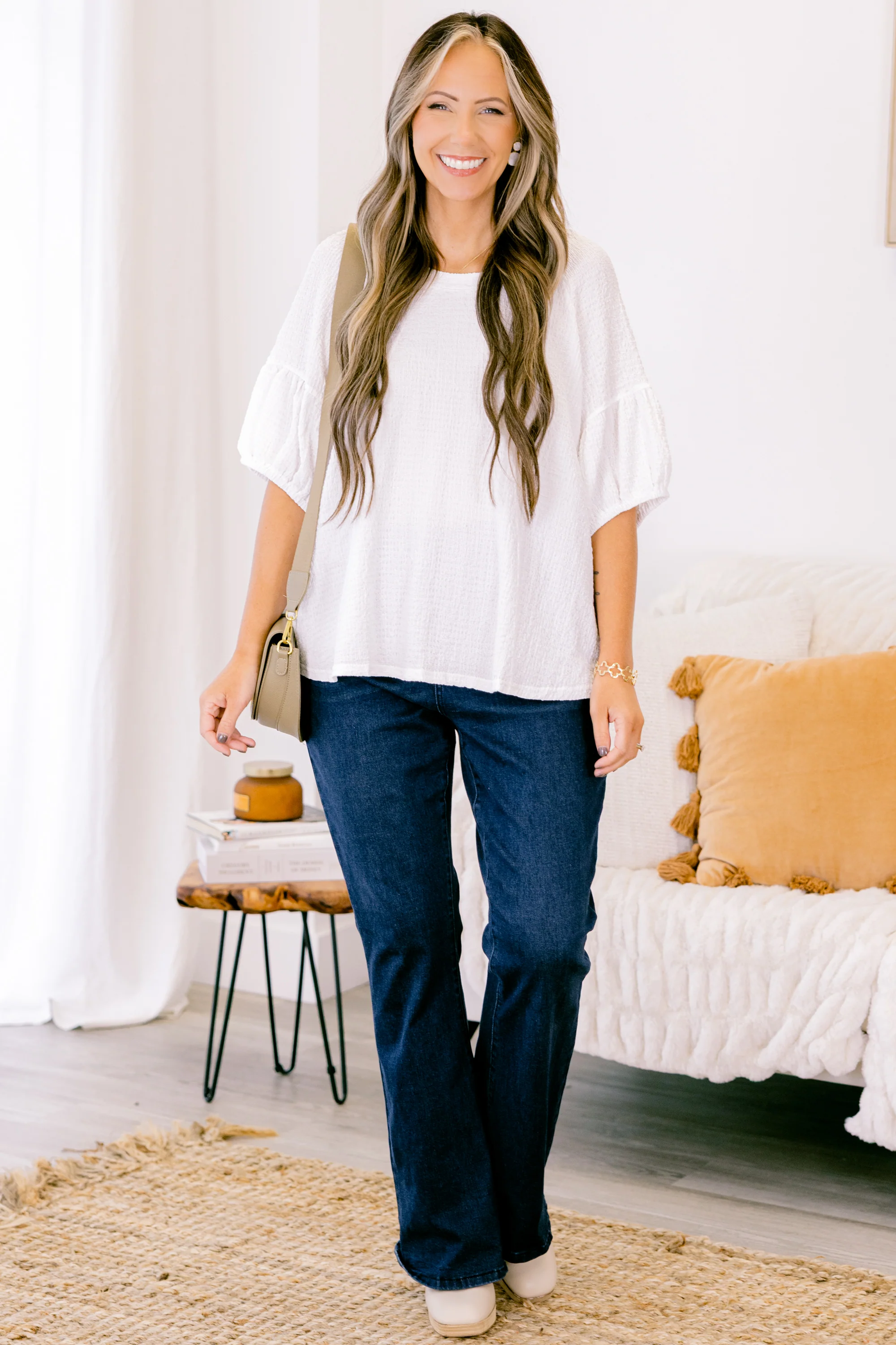 No Off Days Top, White - Giverhouse