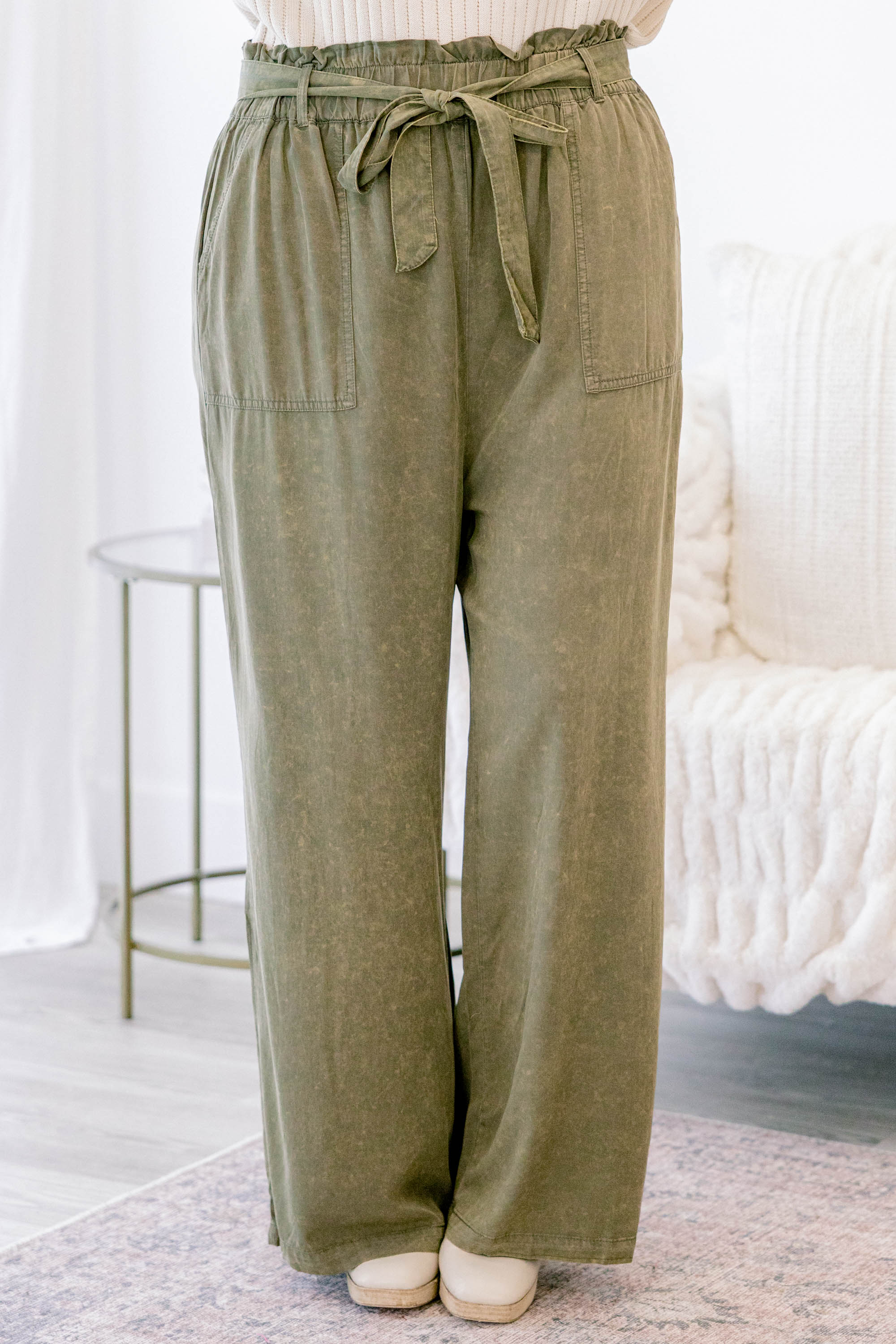 I'll Lead The Way Pants, Olive - Giverhouse