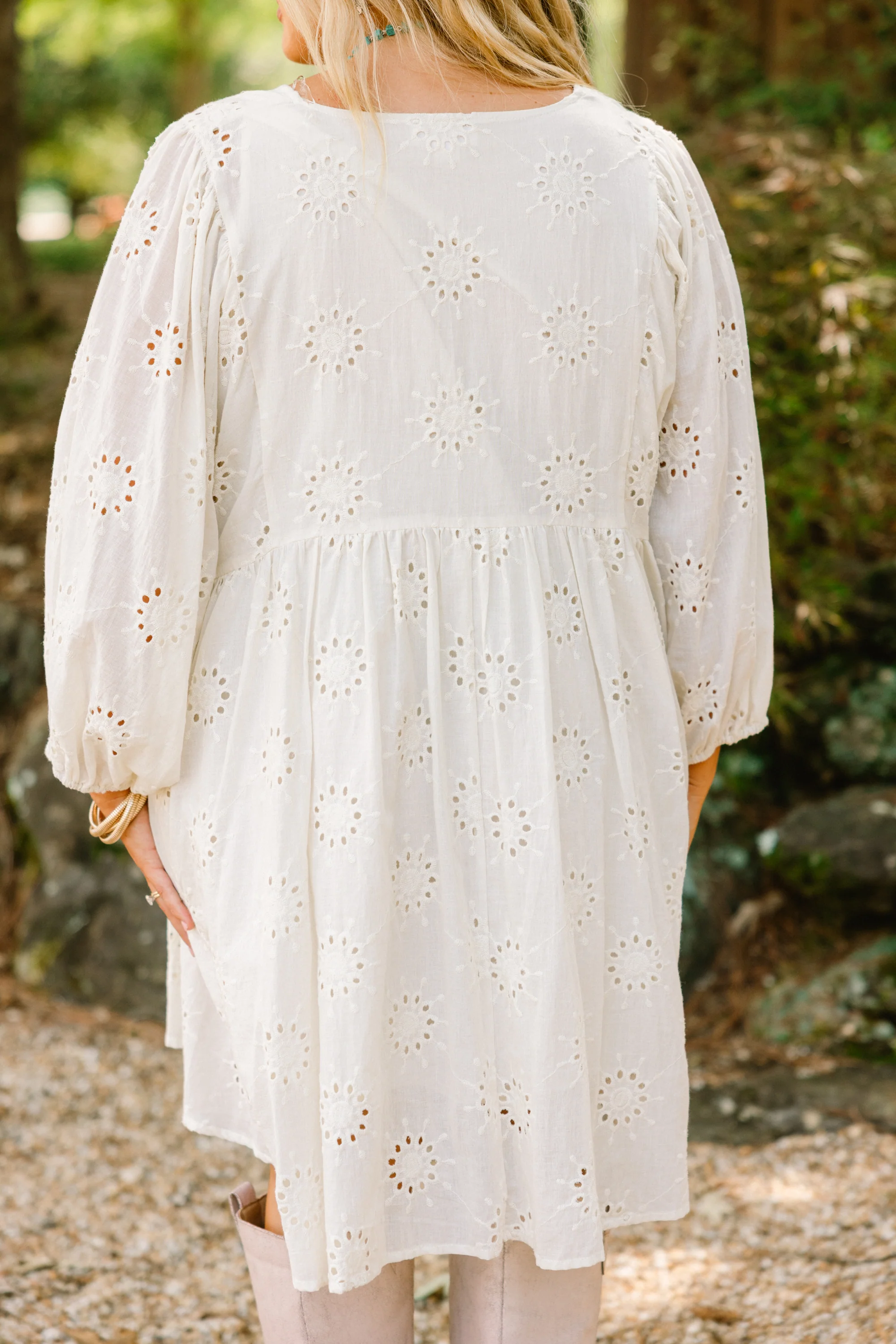 Honey Babe Dress, Cream - Giverhouse