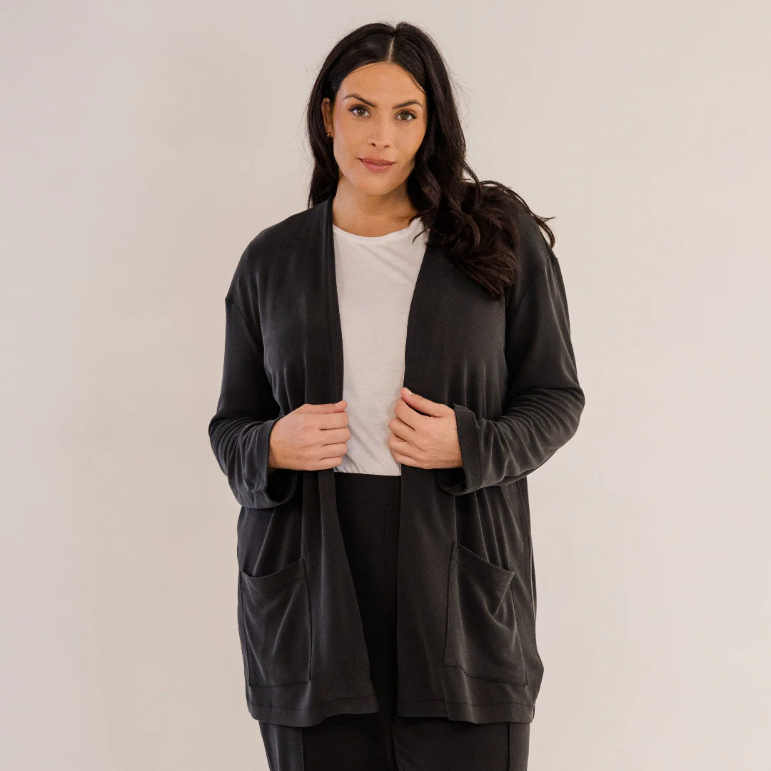 Lafayette Knit Jacket, Black - Giverhouse