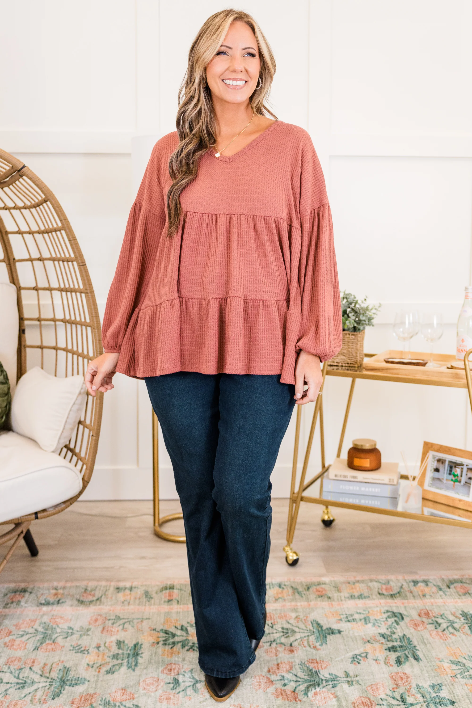 Good Signs Top, Mauve - Giverhouse