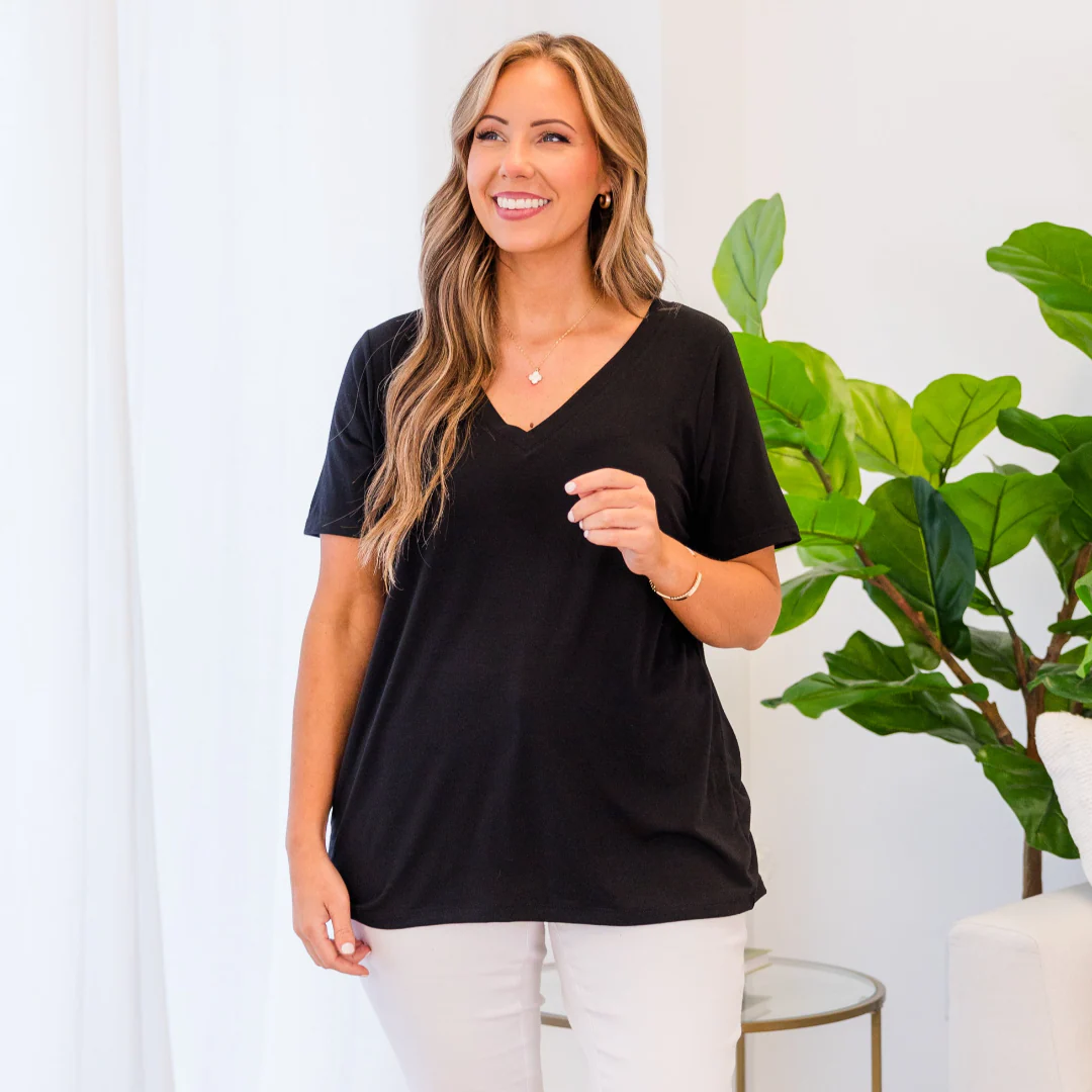 Take The Day Off Top, Black - Giverhouse