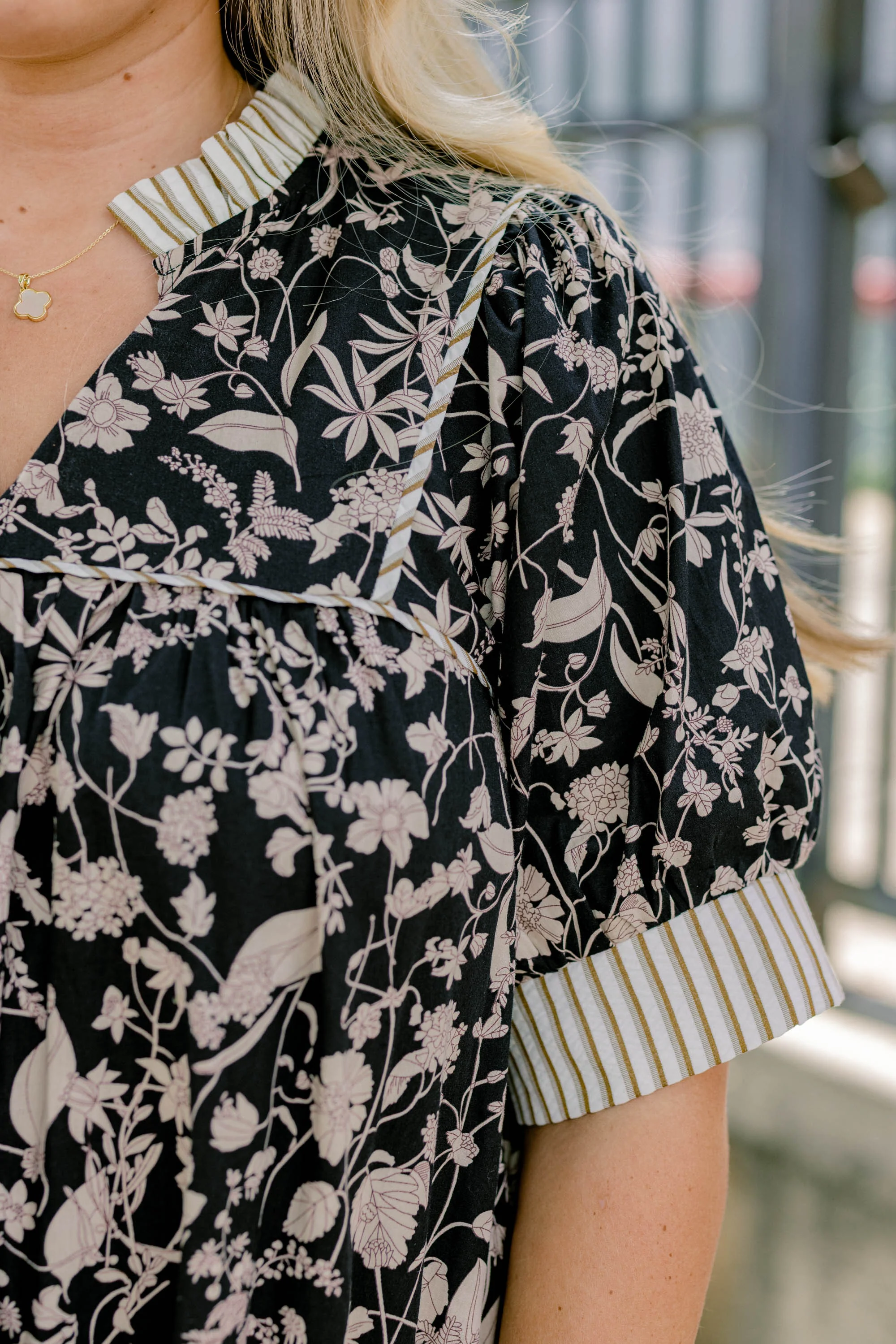 Make My Night Dress, Black-Cream - Giverhouse