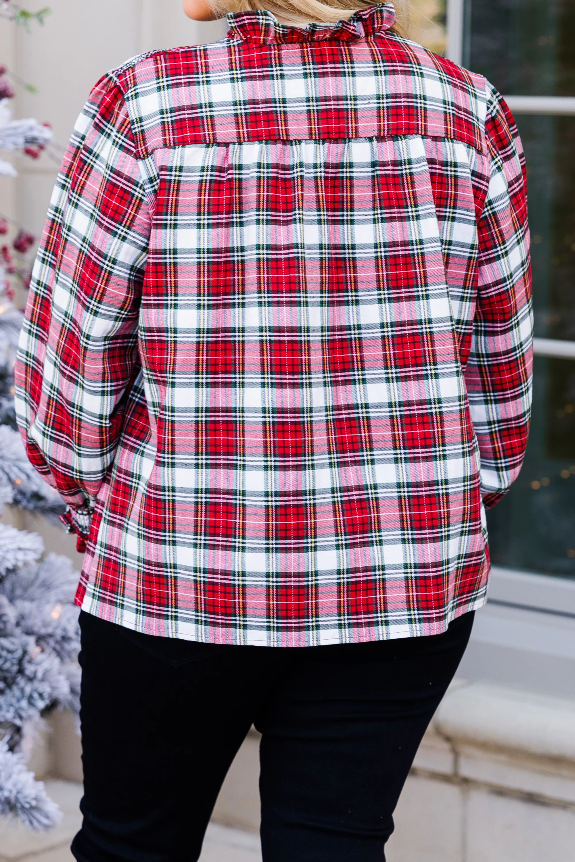 Only In My Heart Blouse, Red - Giverhouse