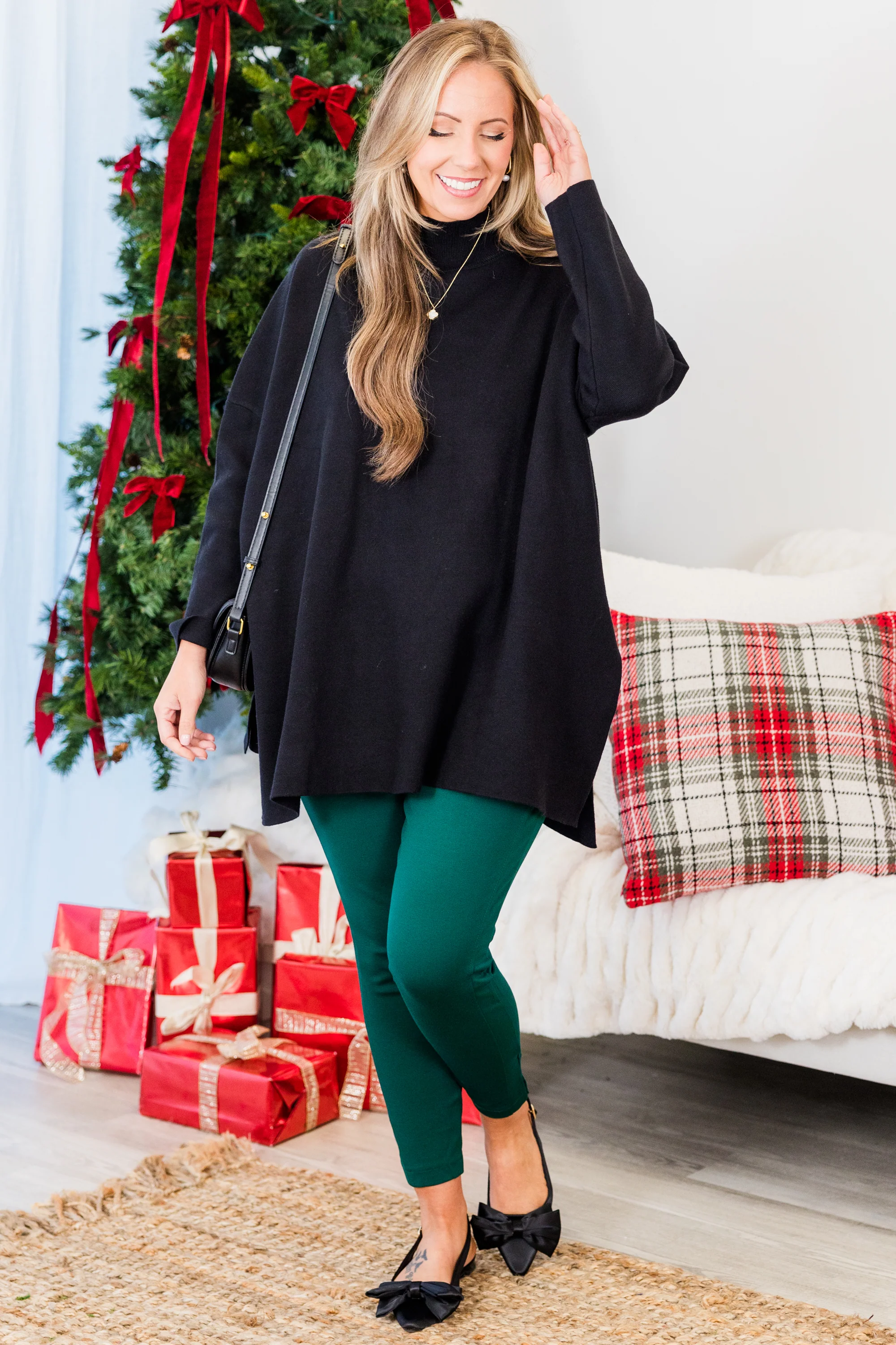 Strut Your Style Pants, Hunter Green - Giverhouse