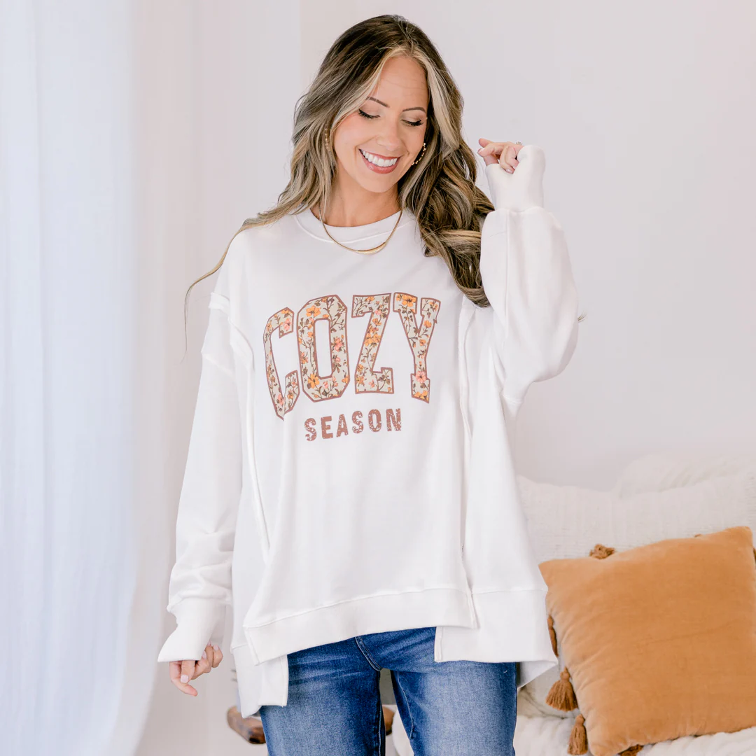 It's Cozy Season Comfy Crew, Ivory - Giverhouse