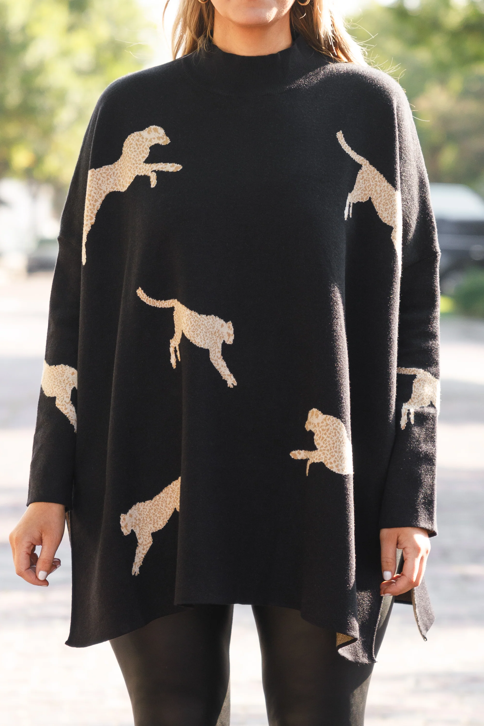 Mother Of The Jungle Sweater, Black - Giverhouse