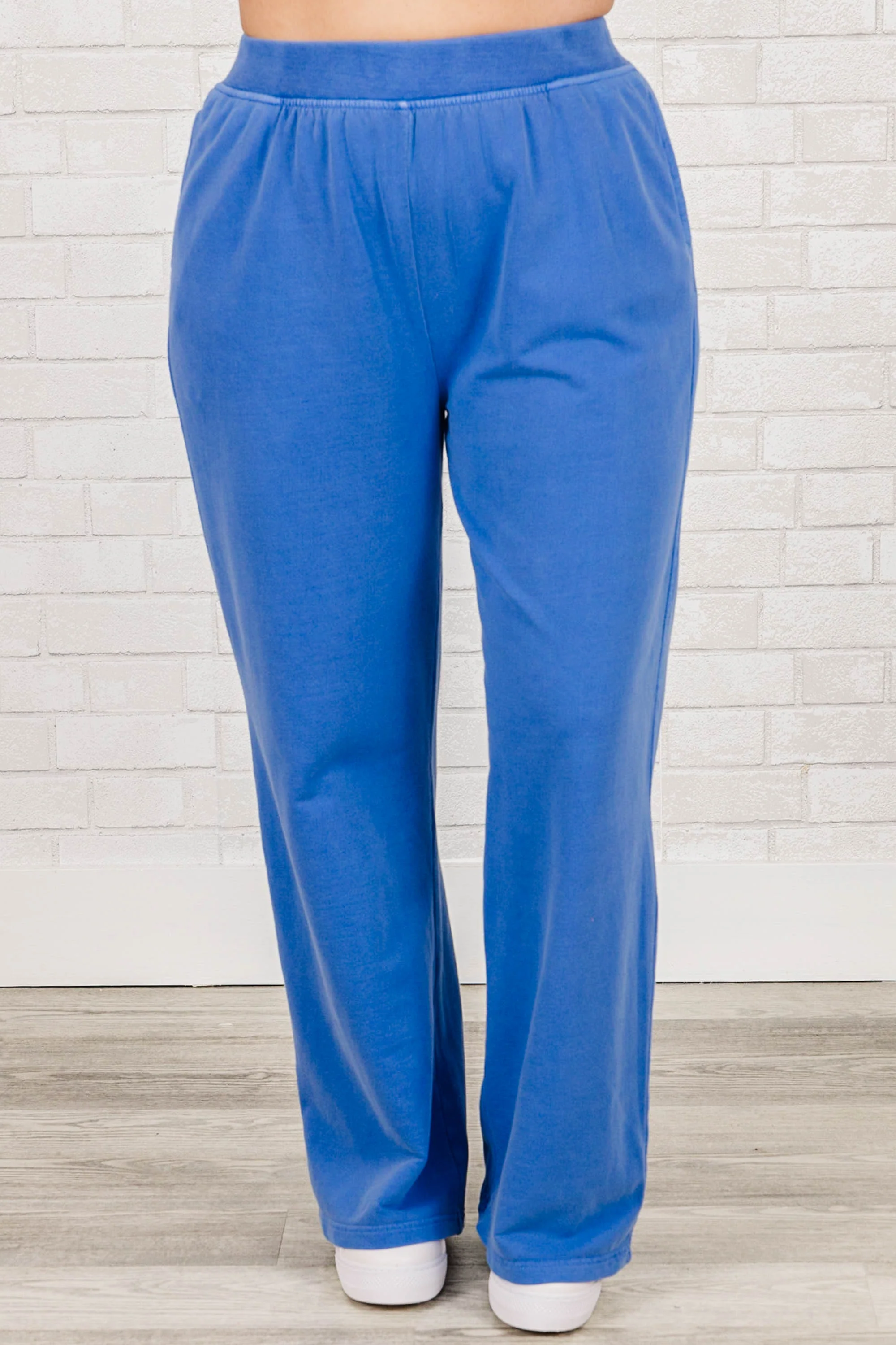 Keeping It Simple Pants, Bright Blue - Giverhouse