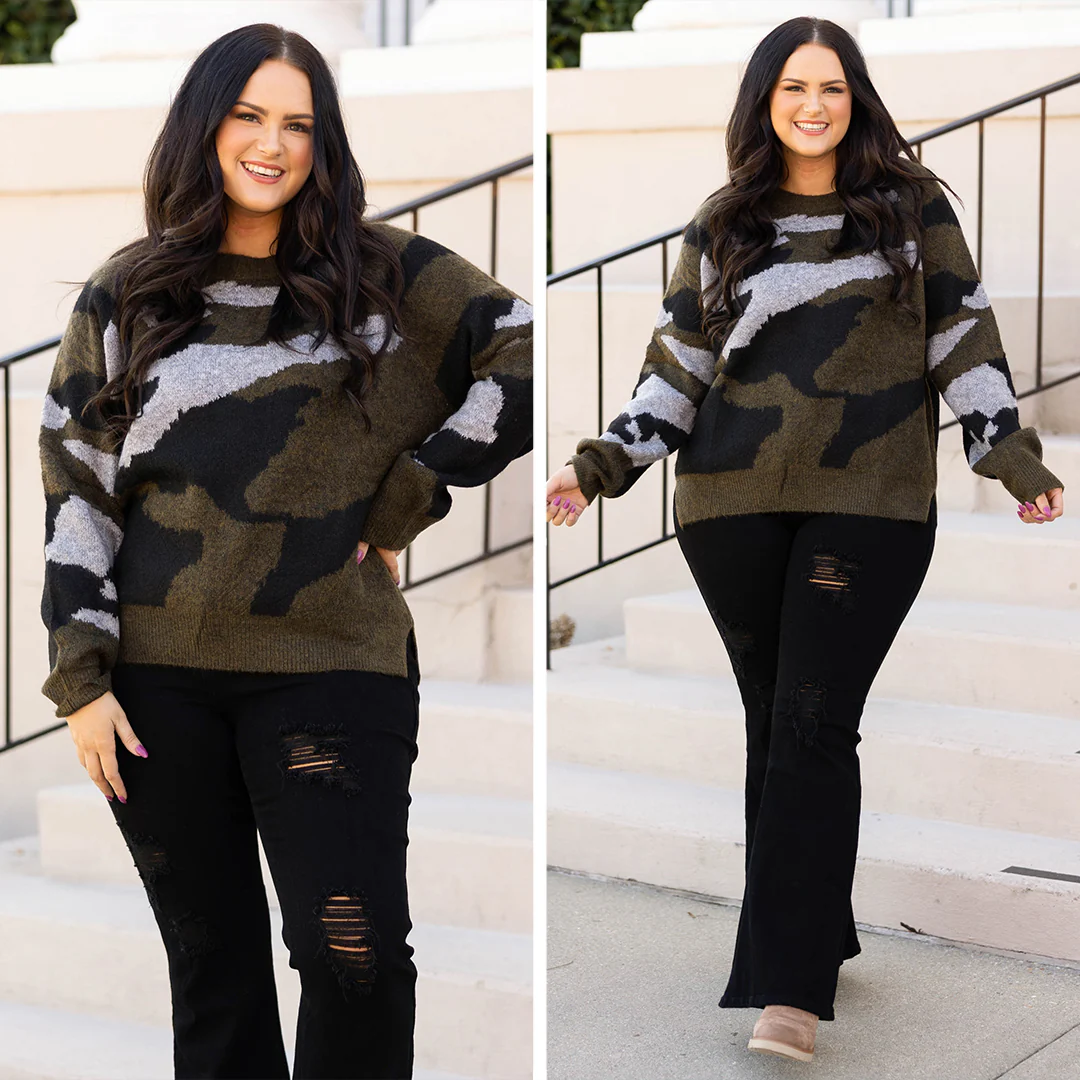 Disguised Fate Sweater, Olive - Giverhouse