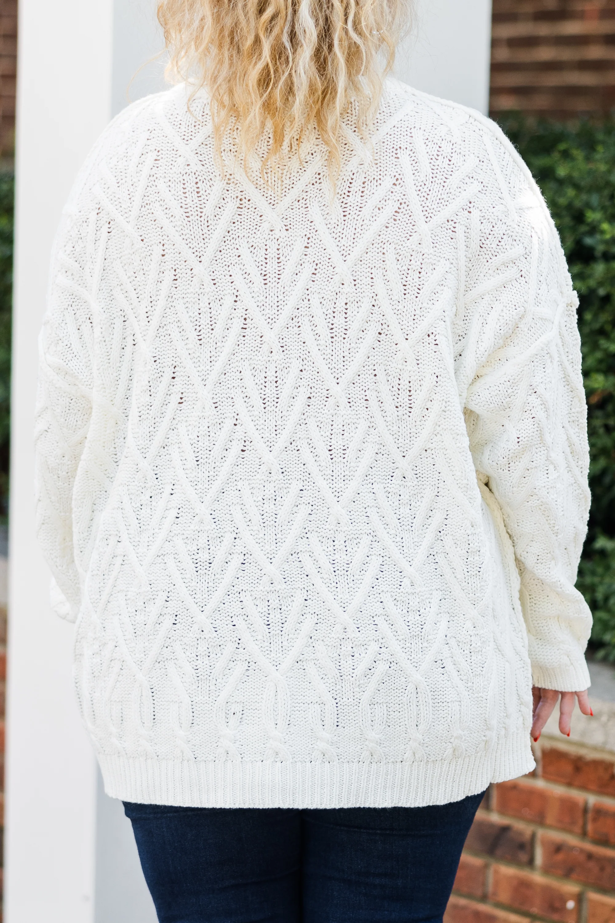 Snowflakes And Snuggles Sweater, Beige - Giverhouse