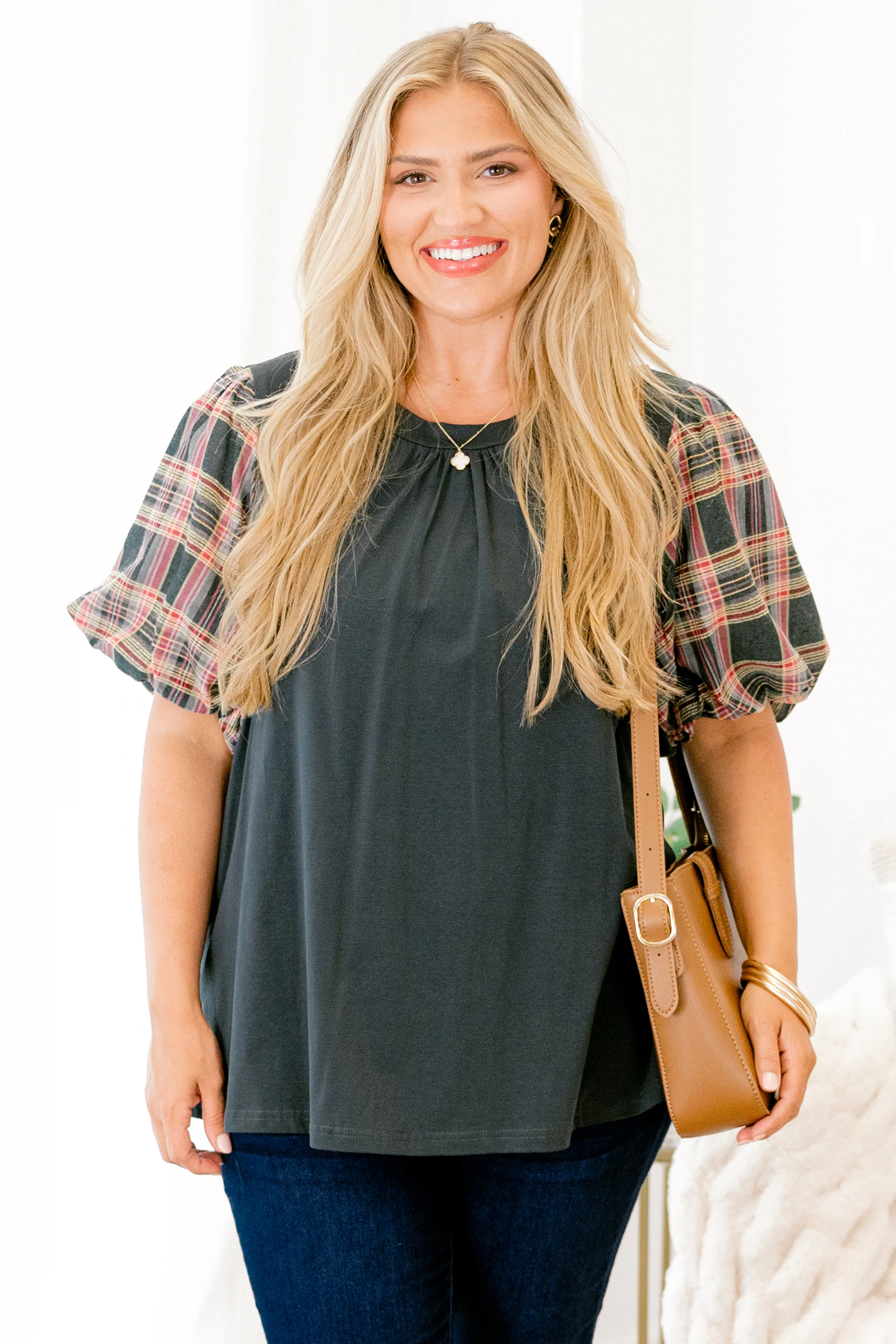 Joyful Days Top, Green - Giverhouse