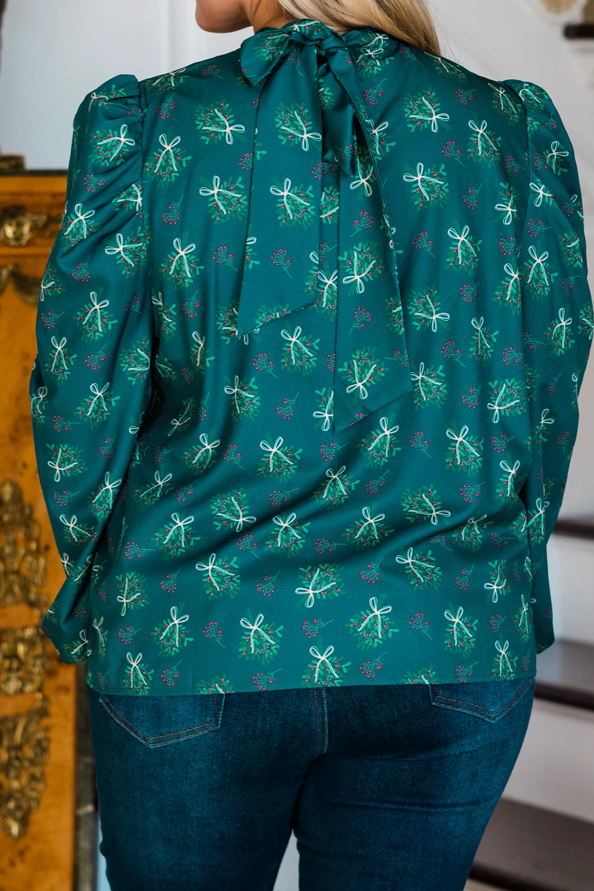 With This Wreath Top, Green - Giverhouse