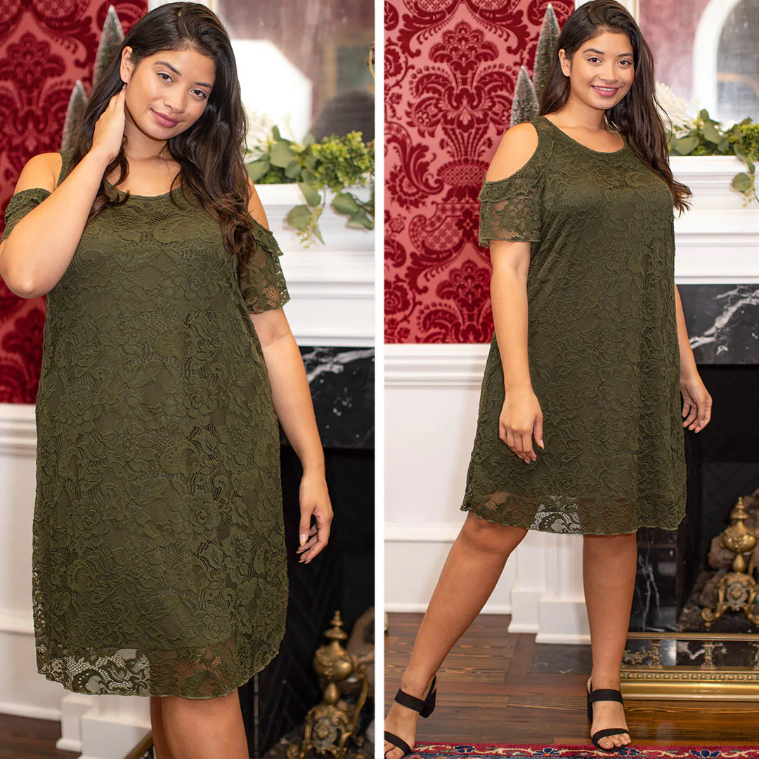 Once In A Lifetime Dress, Olive - Giverhouse