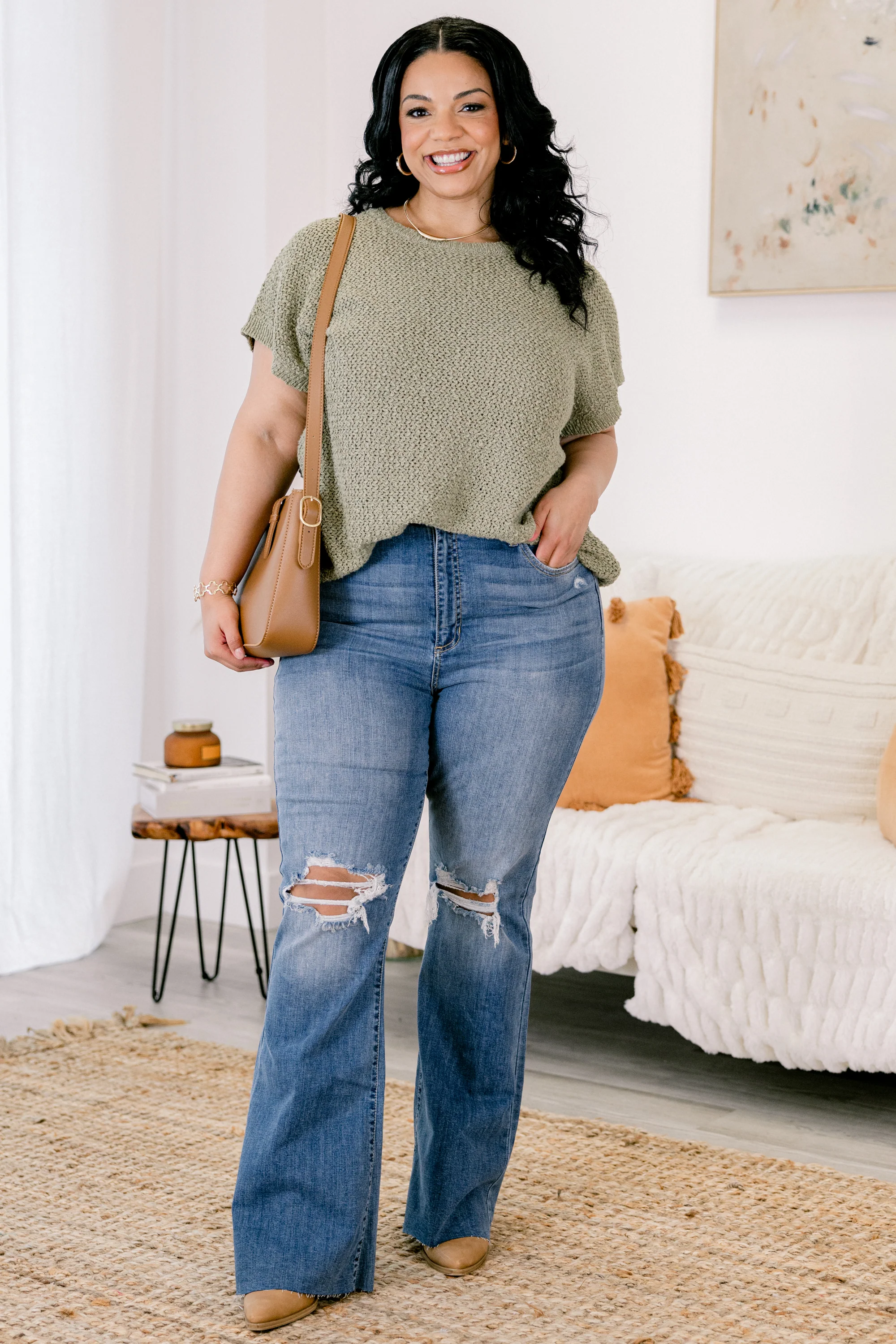 Spin The Block Jeans, Dark Wash - Giverhouse