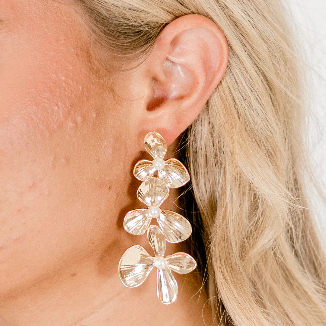 On A Good Note Earrings, Gold - Giverhouse