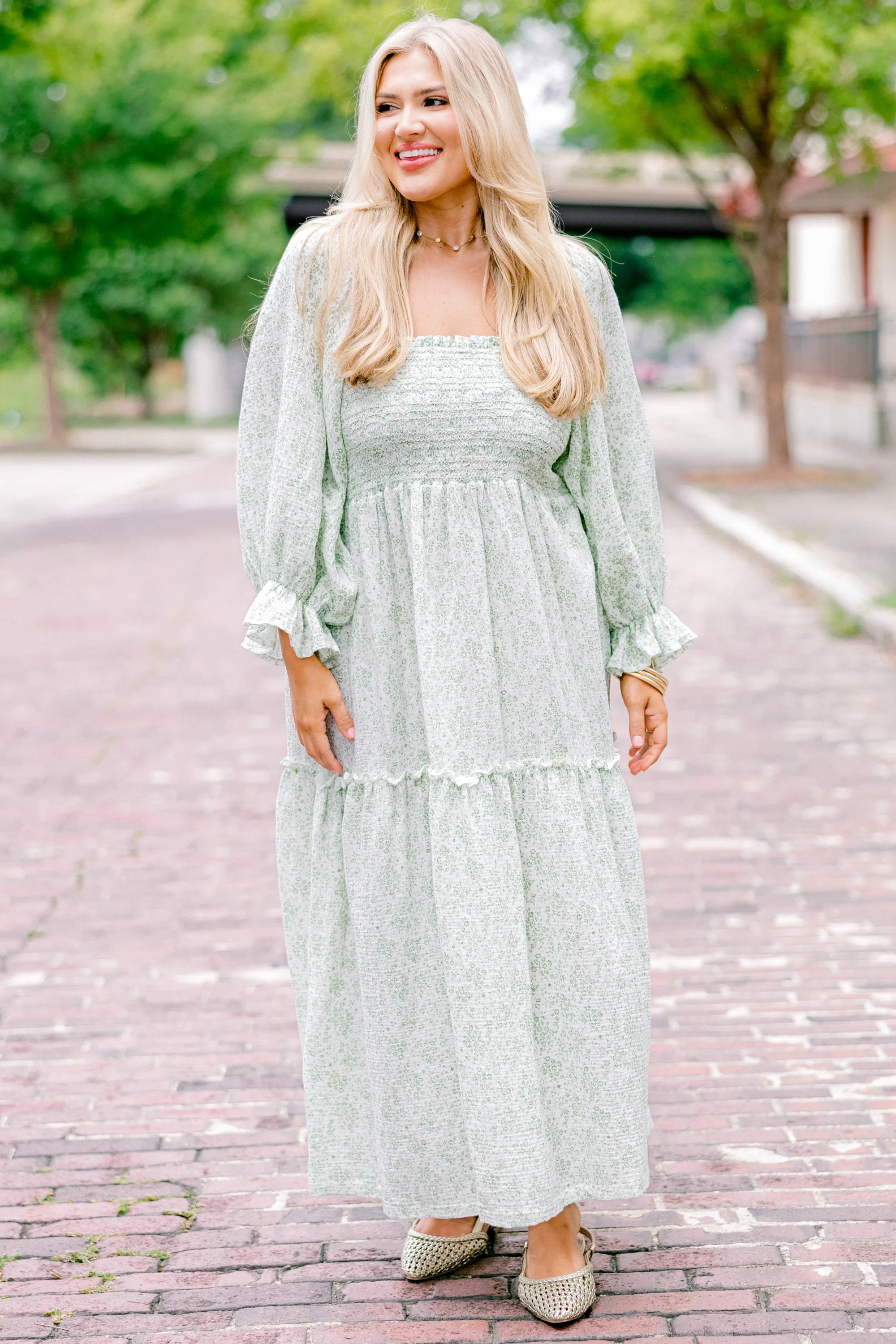 Positive Passions Dress, Green - Giverhouse