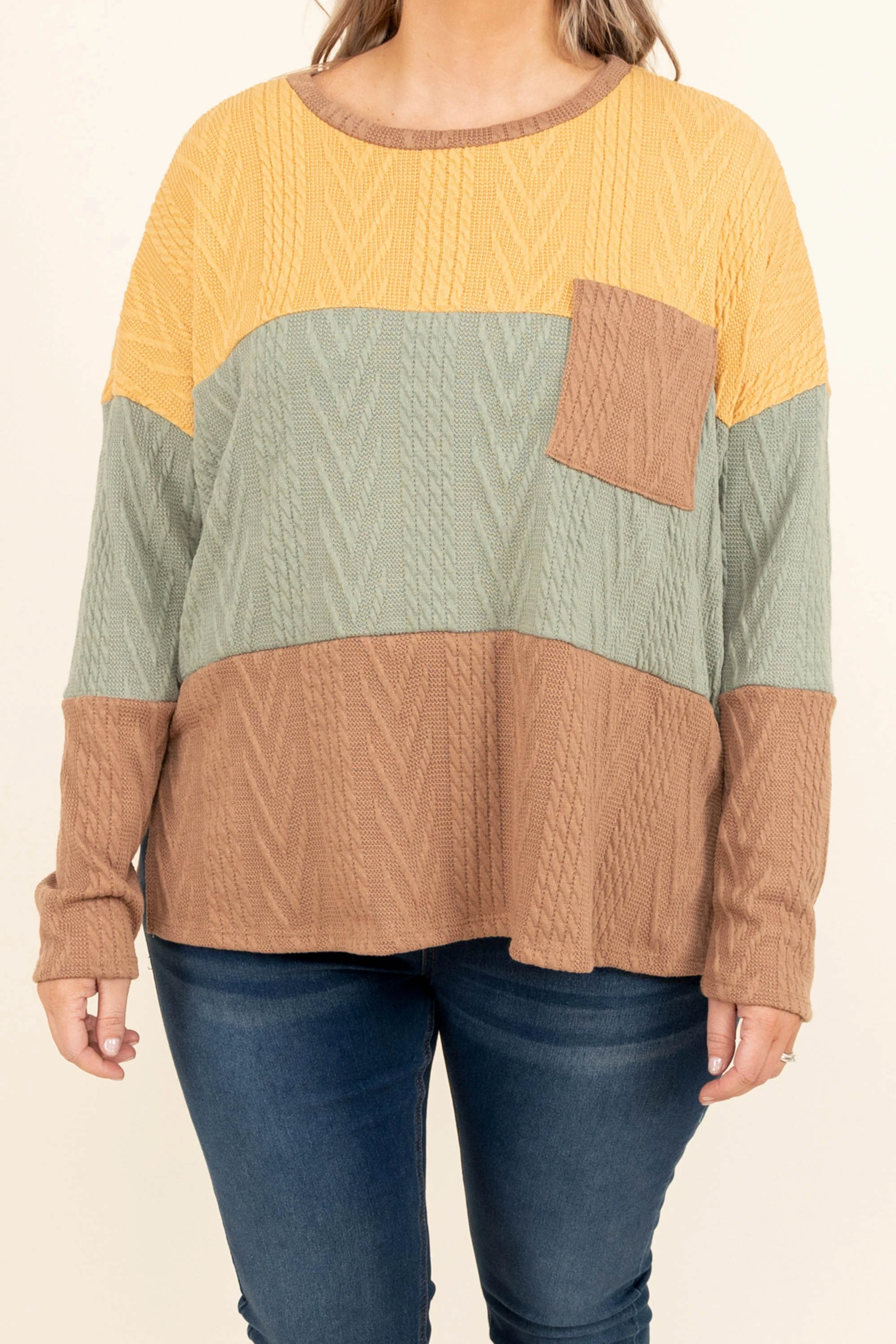 Someone To Believe In Sweater, Mustard - Giverhouse