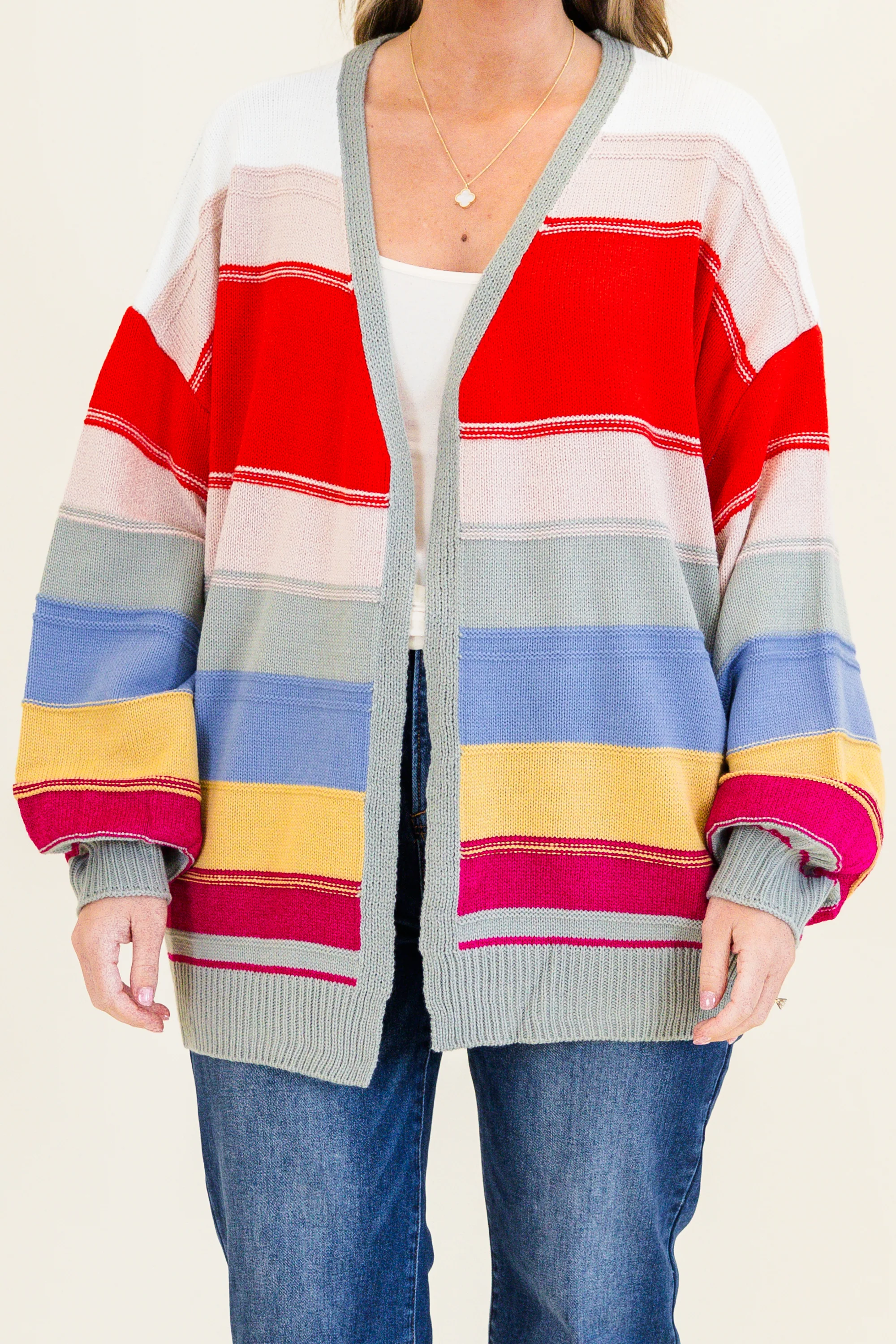 Take Some Time For Yourself Cardigan, Multi - Giverhouse