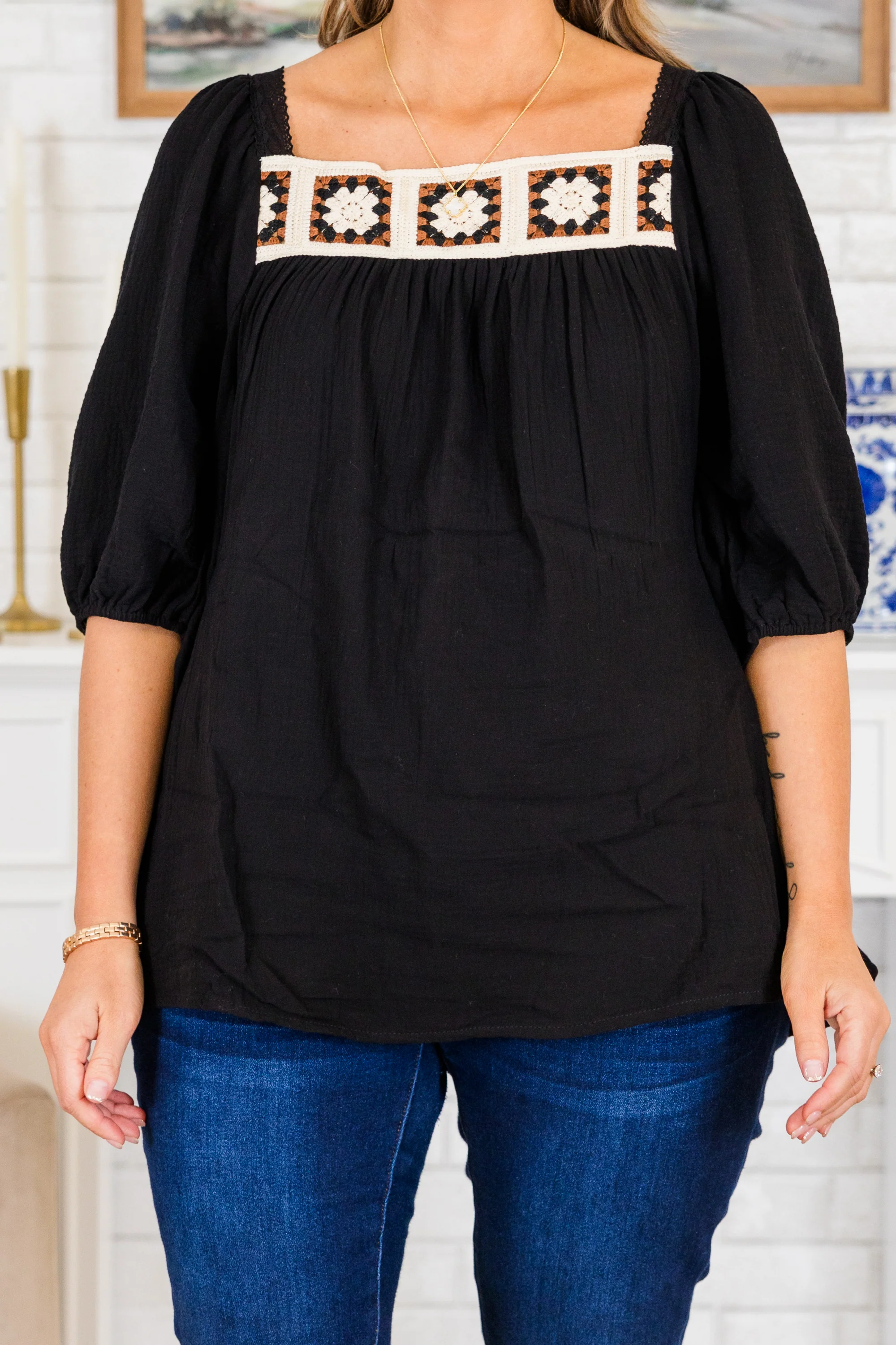 It's Not My Fault Top, Black - Giverhouse