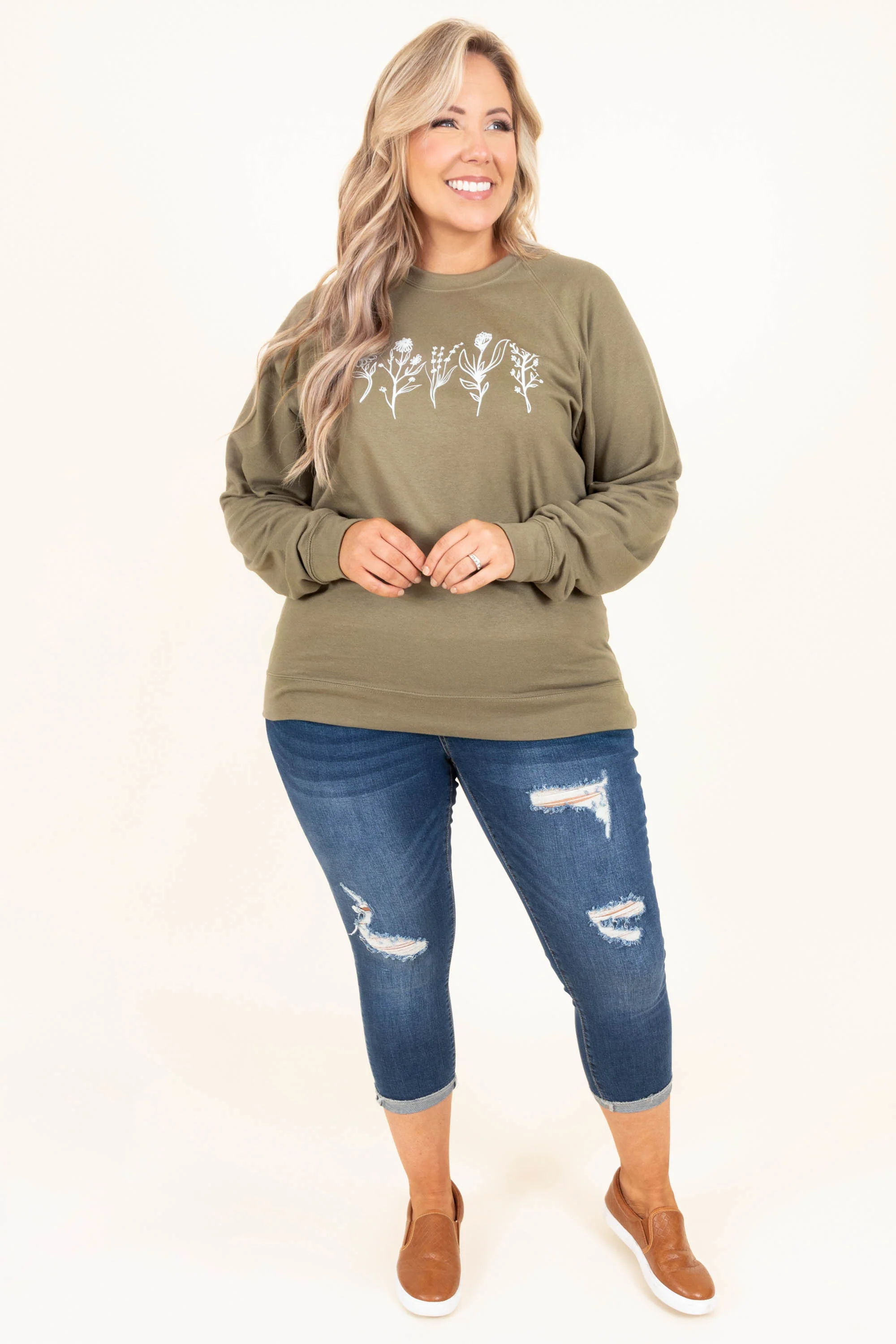 Put It To The Test Capris, Dark Wash - Giverhouse