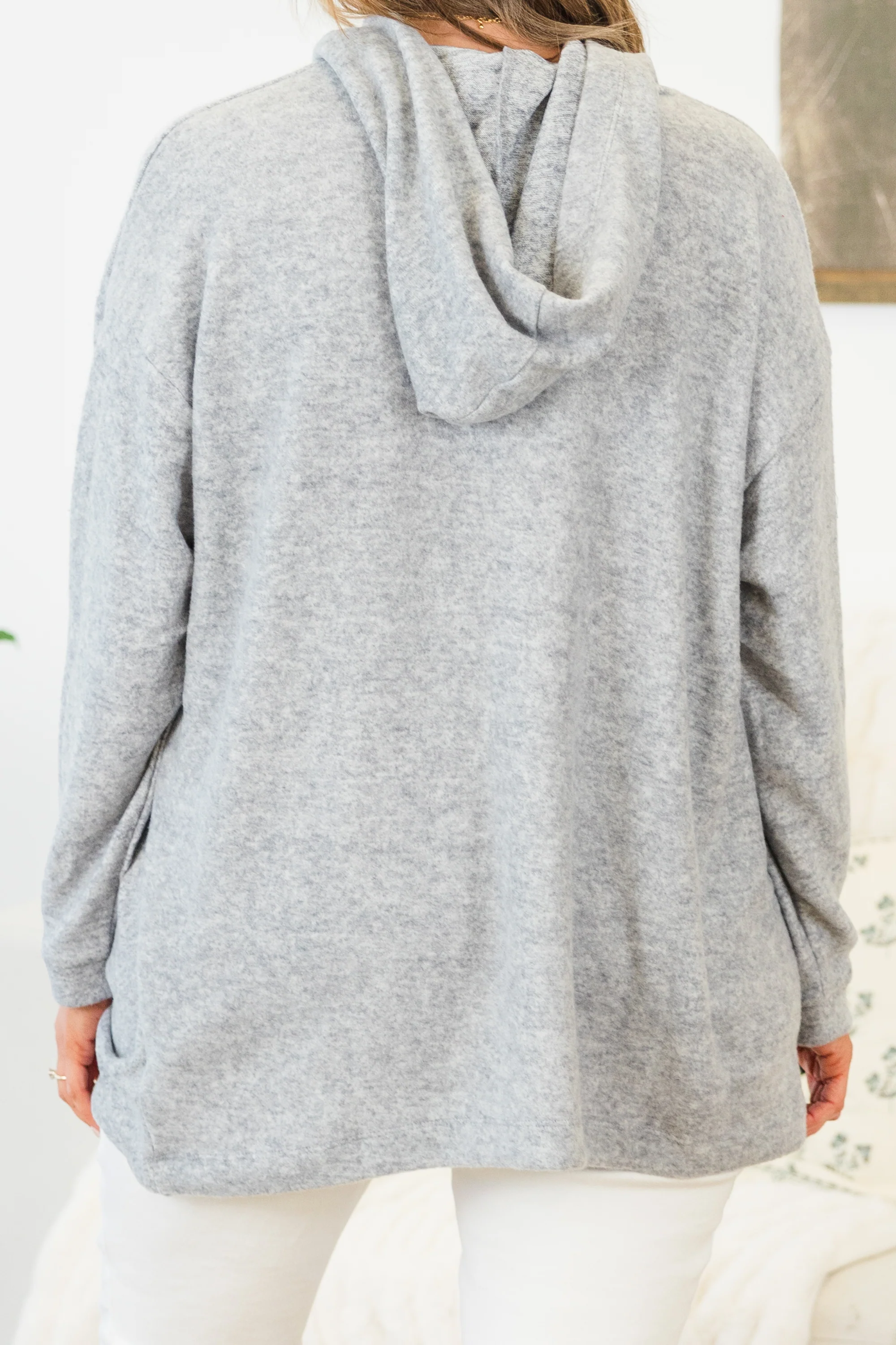 I Am On The Go Top, Heather Grey - Giverhouse