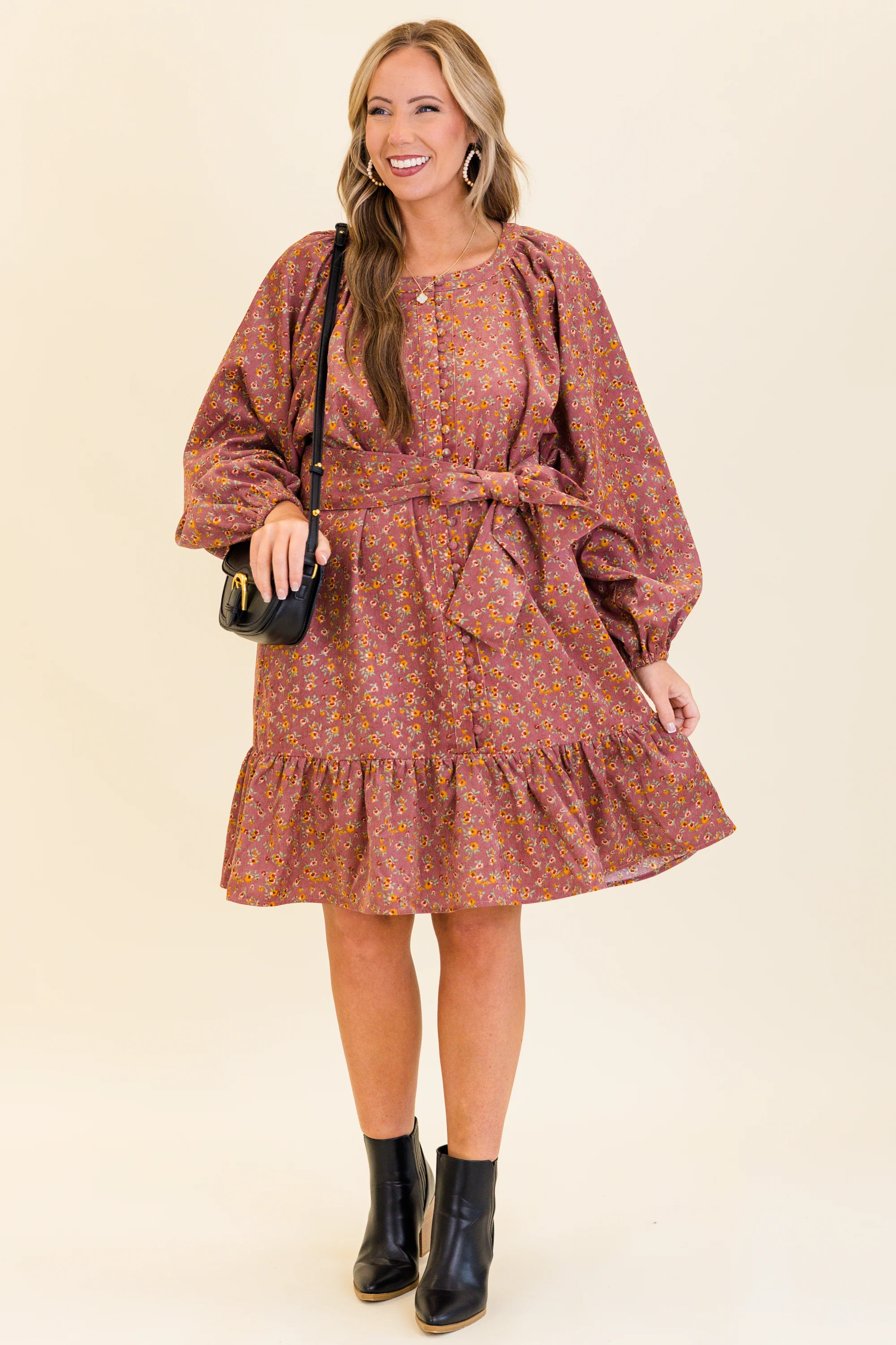 Finding My Way Dress, Mauve - Giverhouse
