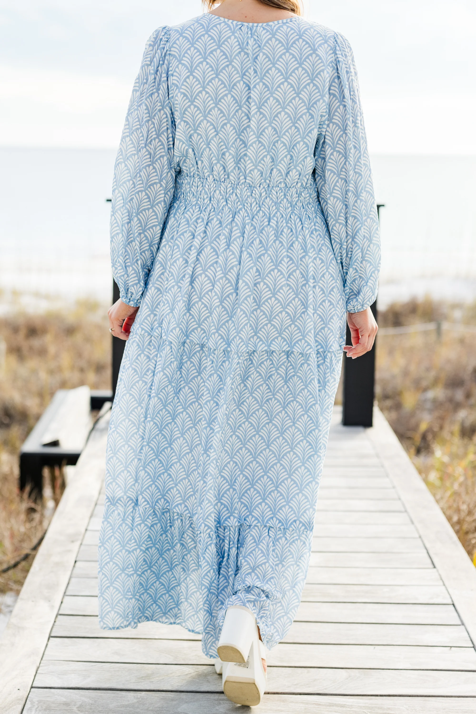 Gift Of Grace Maxi Dress, Blue - Giverhouse